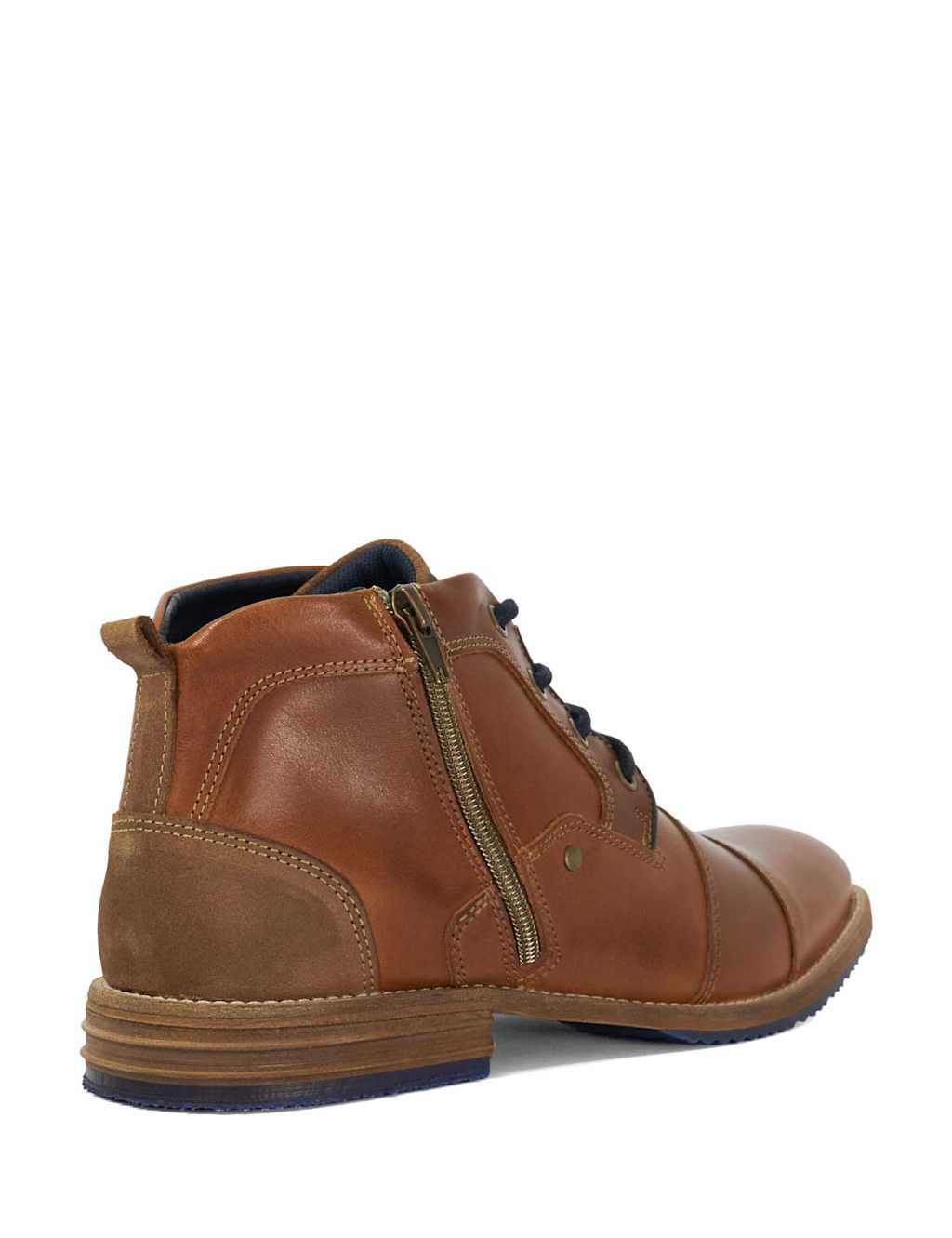 Leather Side Zip Boots 5 of 6