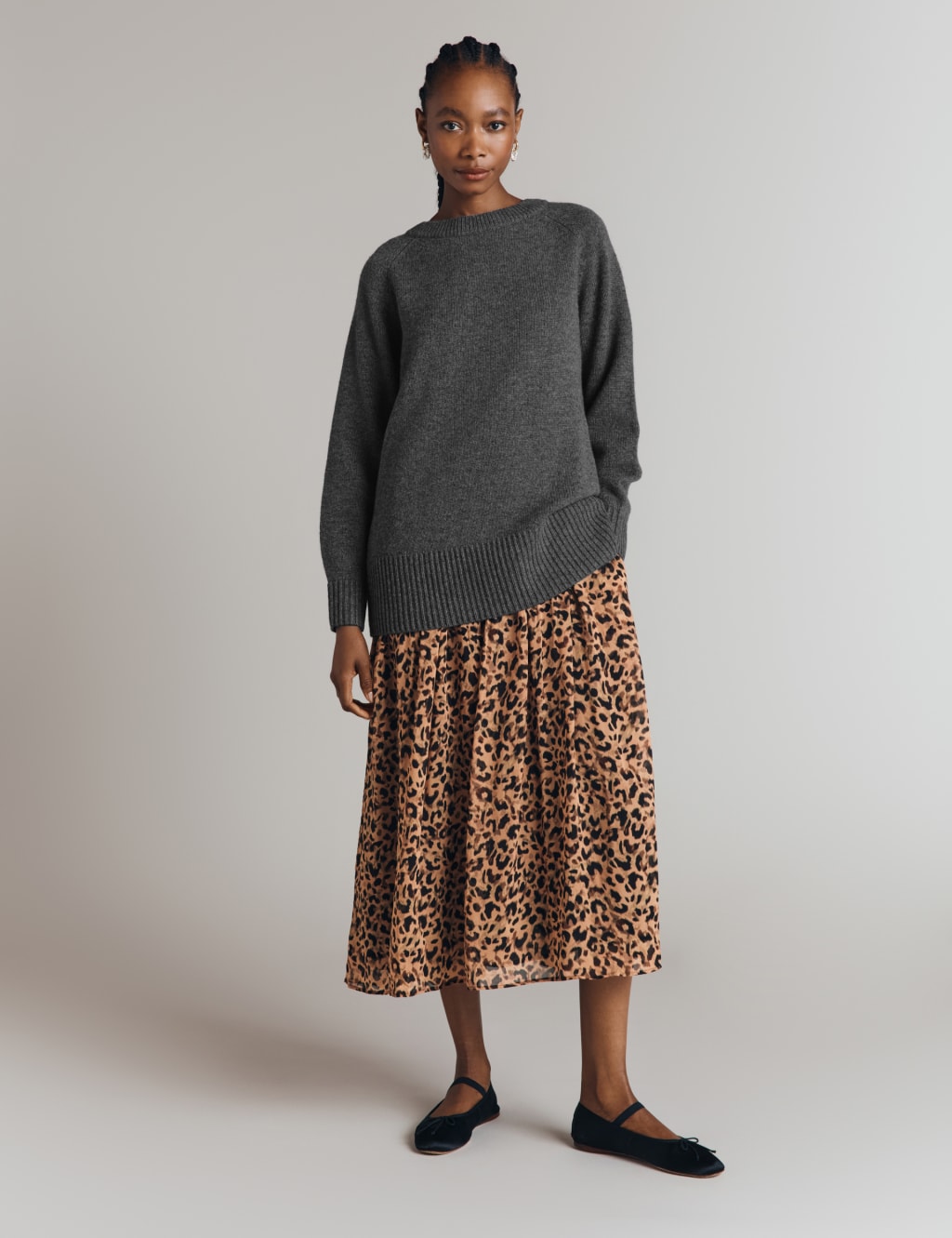 Wool Rich Textured Jumper 3 of 4