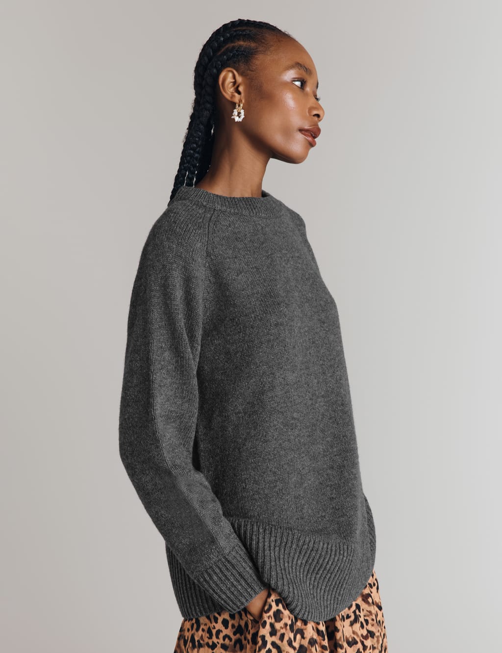 Wool Rich Textured Jumper 4 of 4