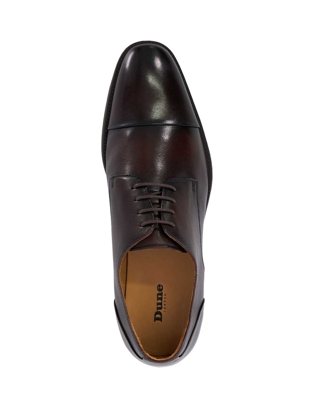 Wide Fit Leather Derby Shoes 5 of 6