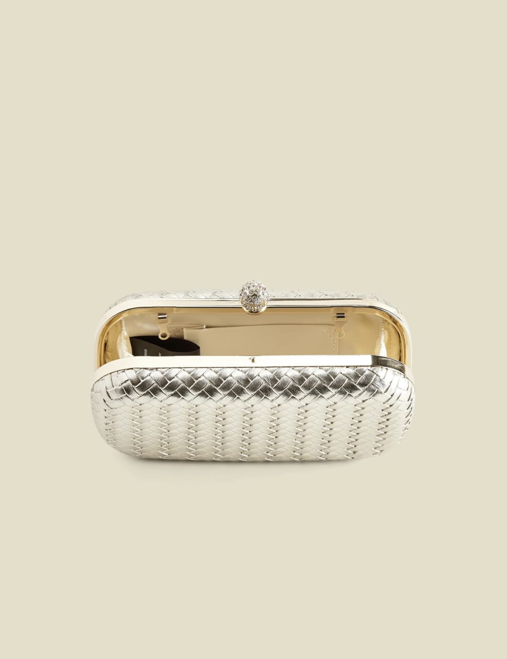 Metallic Woven Clutch Bag 5 of 5