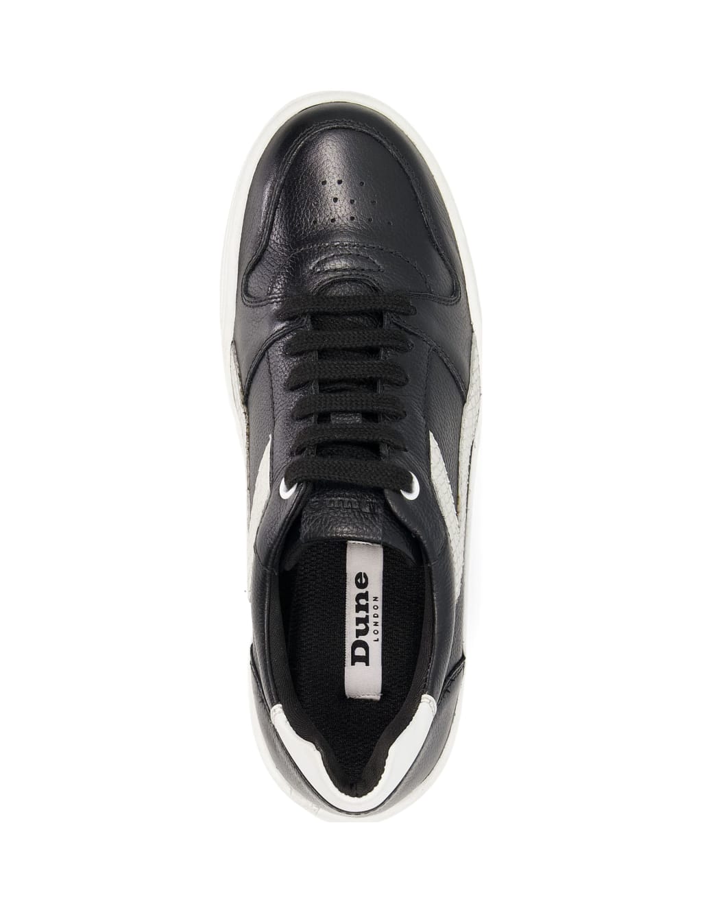 Leather Lace Up Flatform Trainers 4 of 4