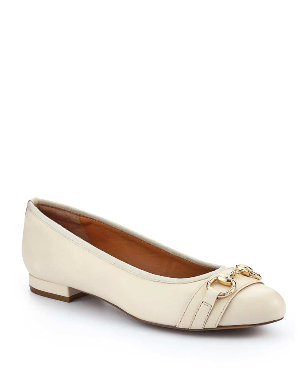 Leather Buckle Slip On Pumps 5 of 6