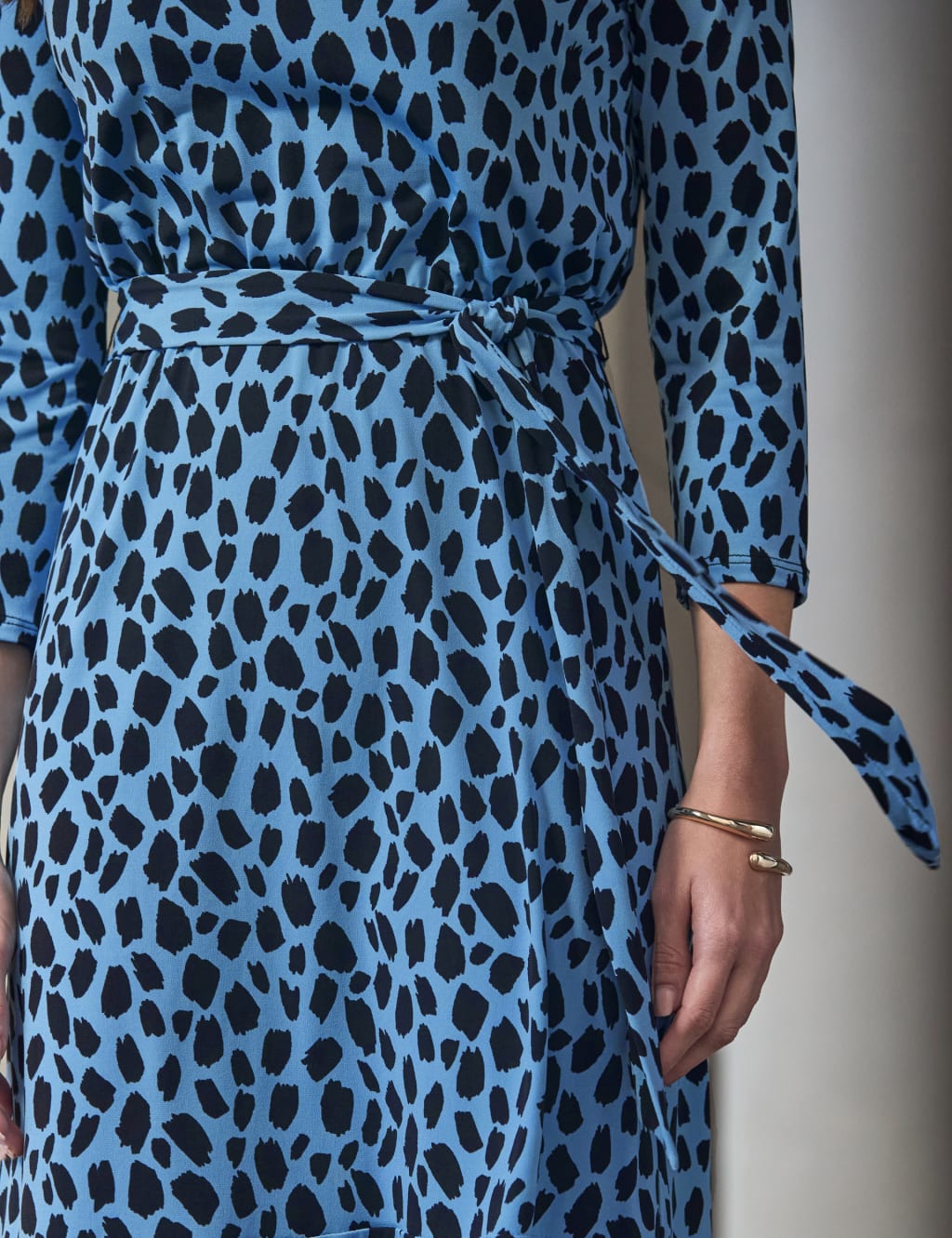 Printed Knee Length Skater Dress 5 of 5