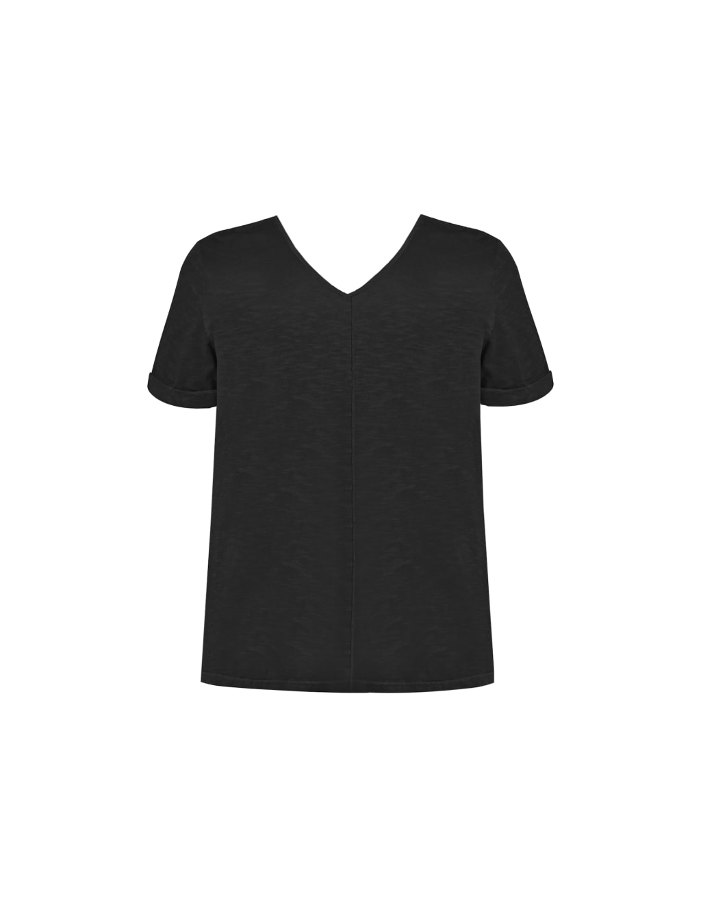 Pure Cotton V-Neck T-Shirt 2 of 4