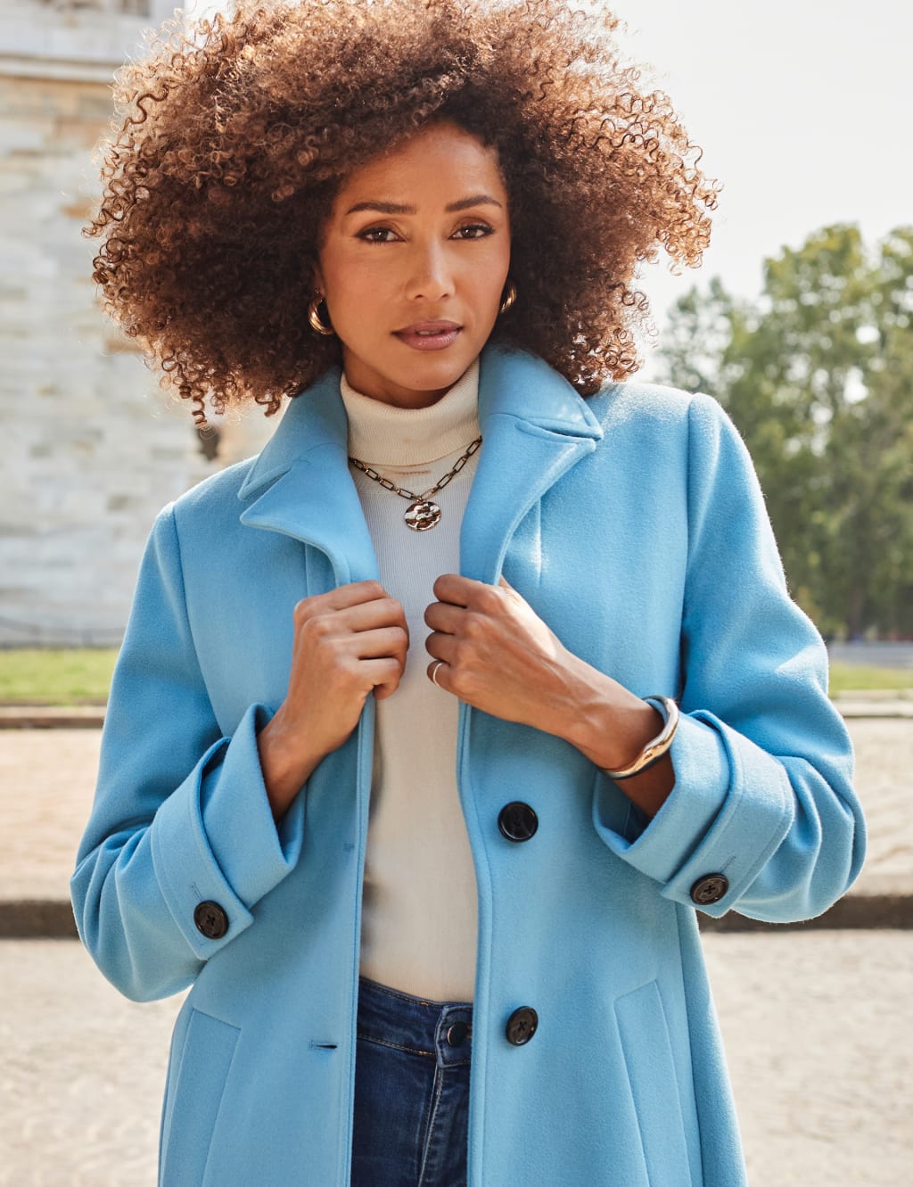 Longline peacoat women's shop