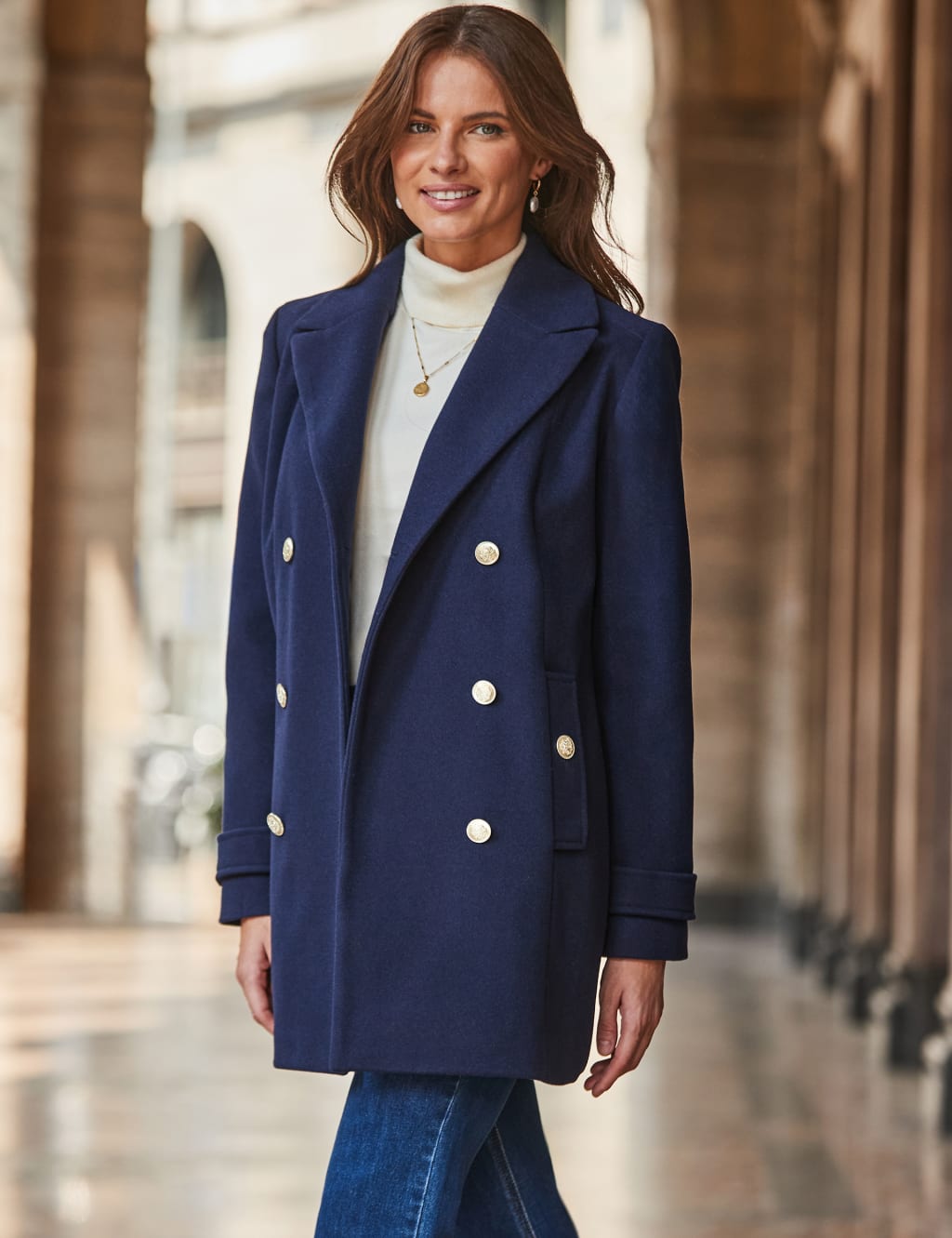 Double Breasted Pea Coat