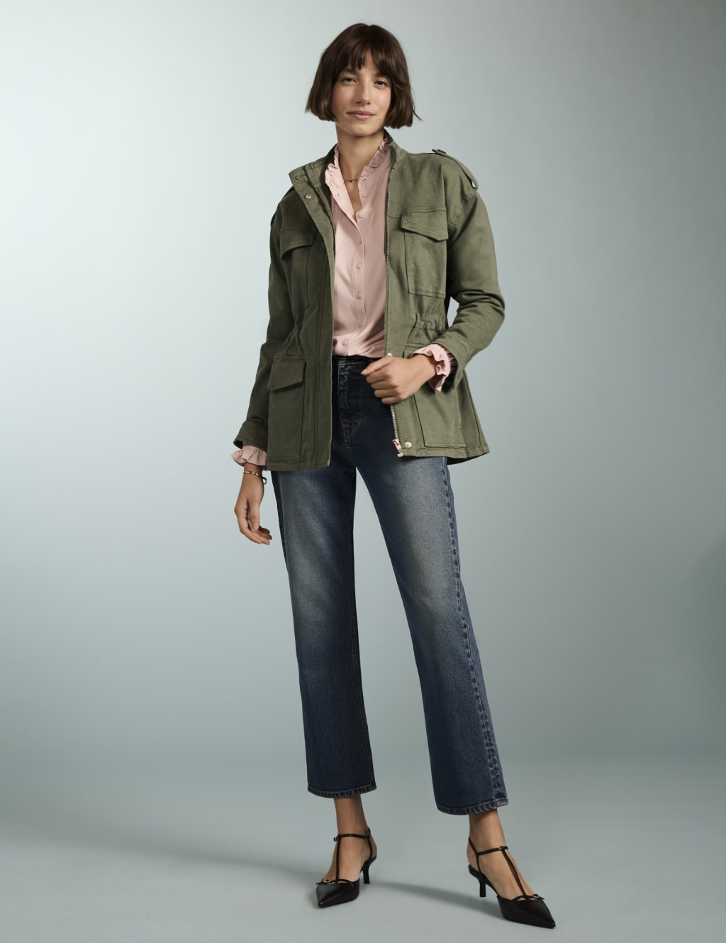 High Neck Frill Detail Blouse 5 of 5
