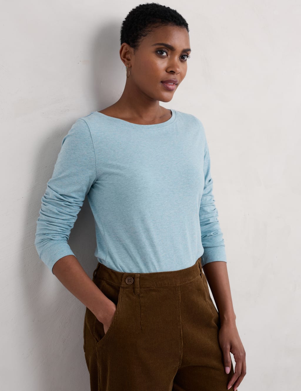 Jersey Crew Neck Top 1 of 4