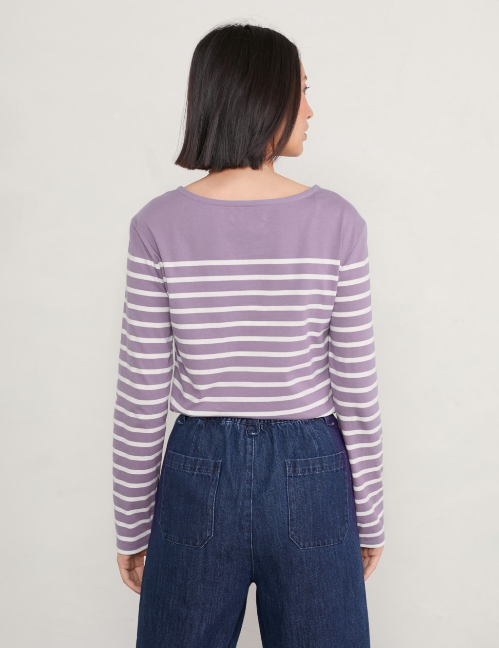 Cotton Striped Long Sleeve Top 3 of 4