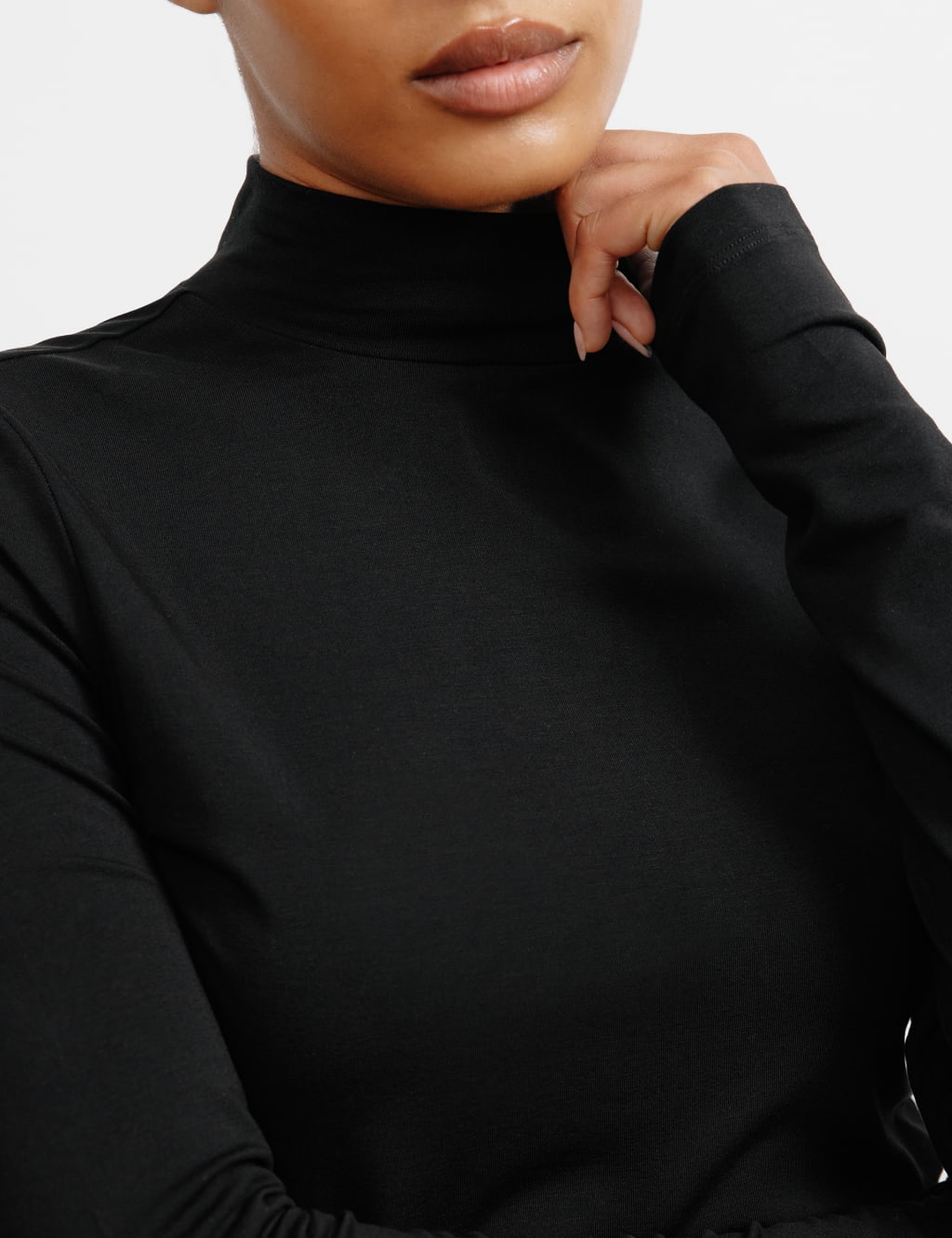 Jersey High Neck Top 4 of 5