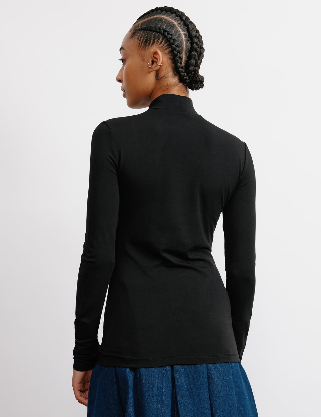 Jersey High Neck Top 5 of 5