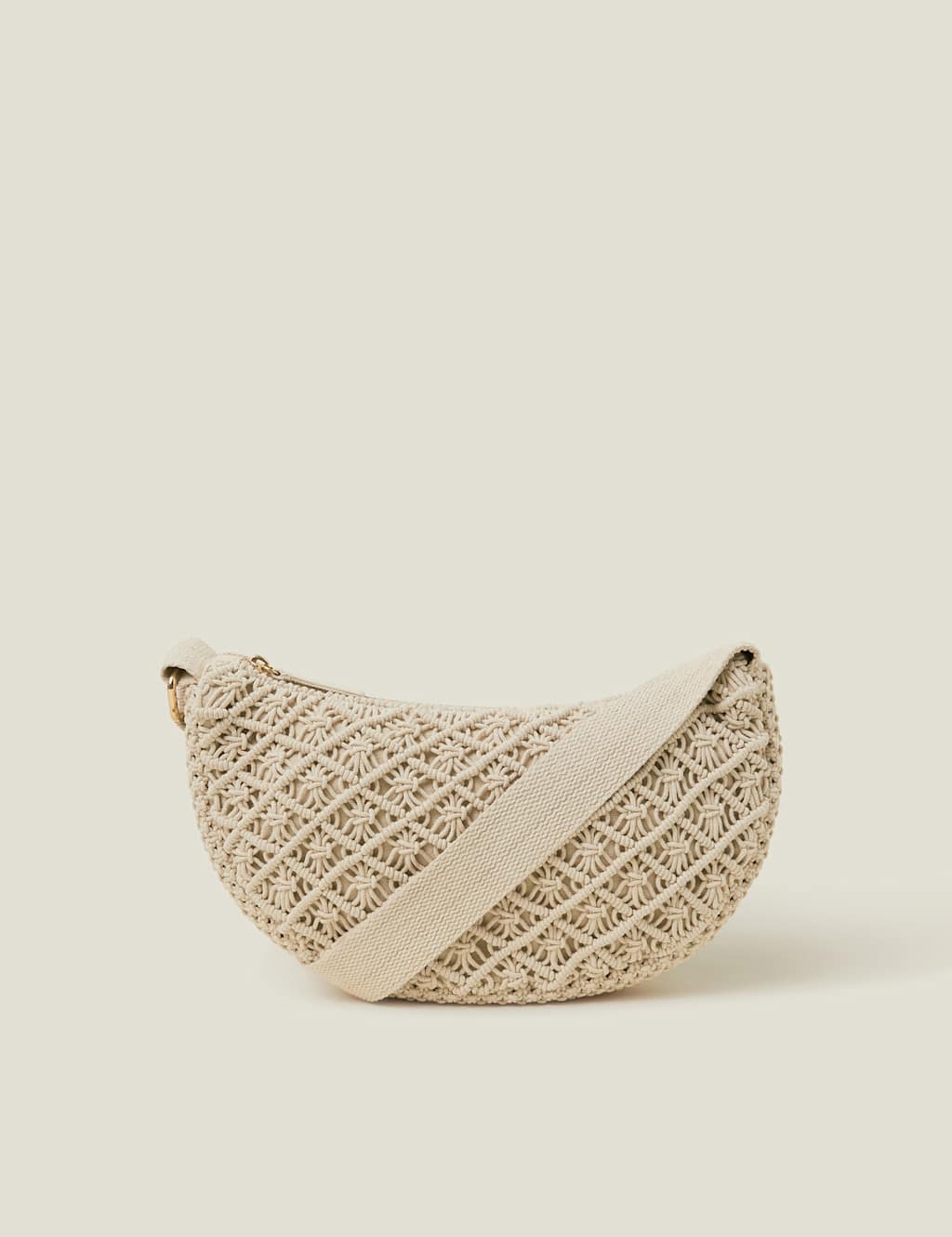 Macrame Sling Cross Body Bag 1 of 5