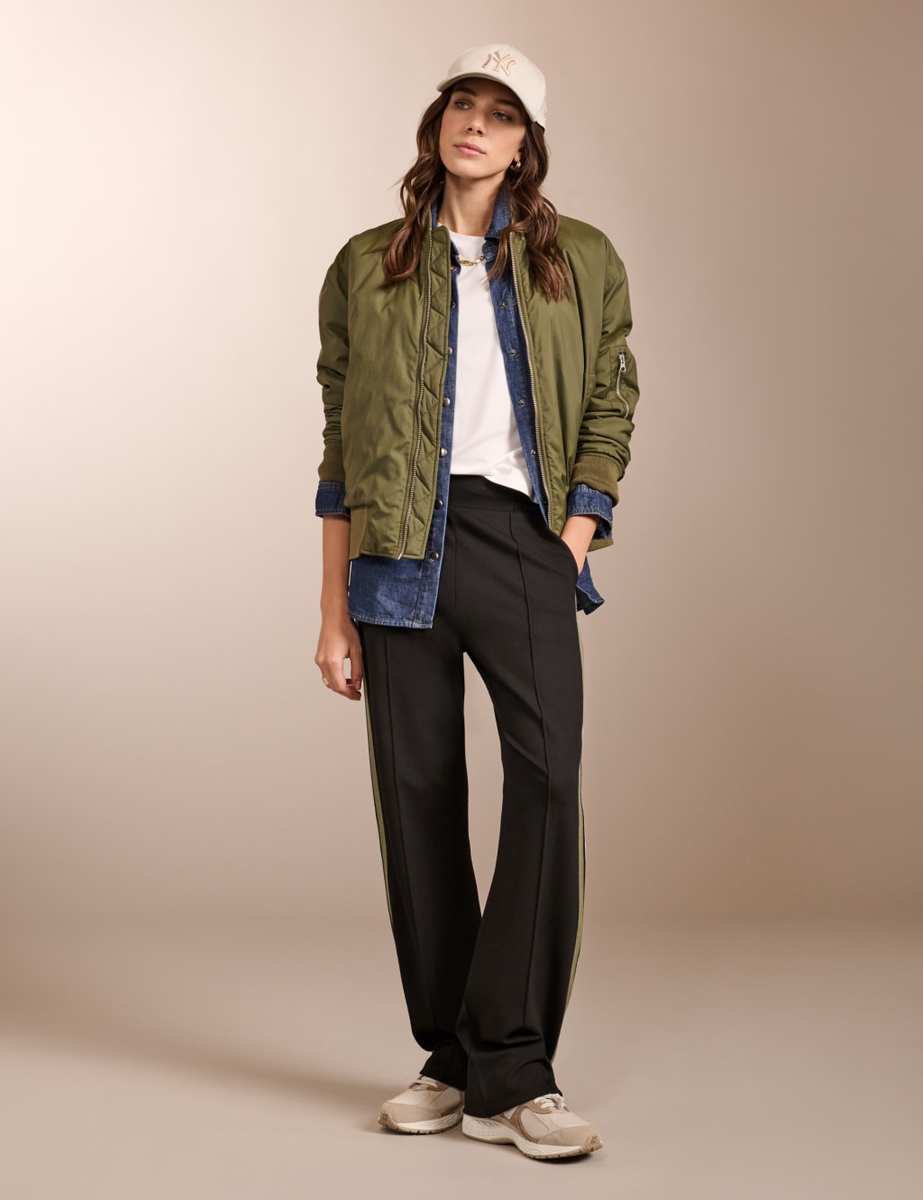 Side Stripe Wide Leg Trousers 5 of 5