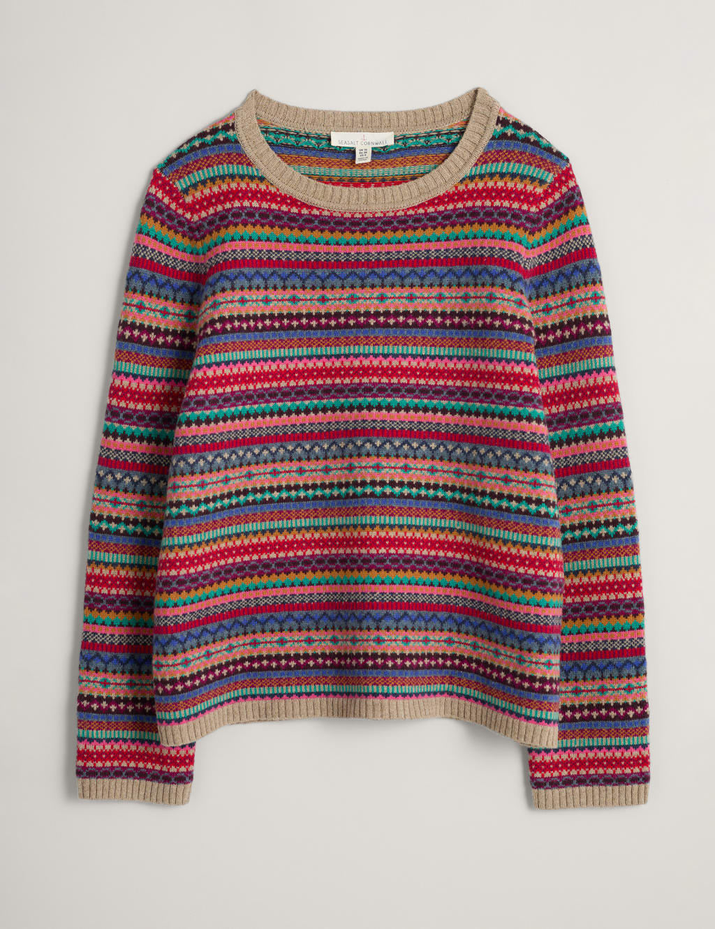 Merino Wool Rich Jacquard Relaxed Jumper 2 of 5