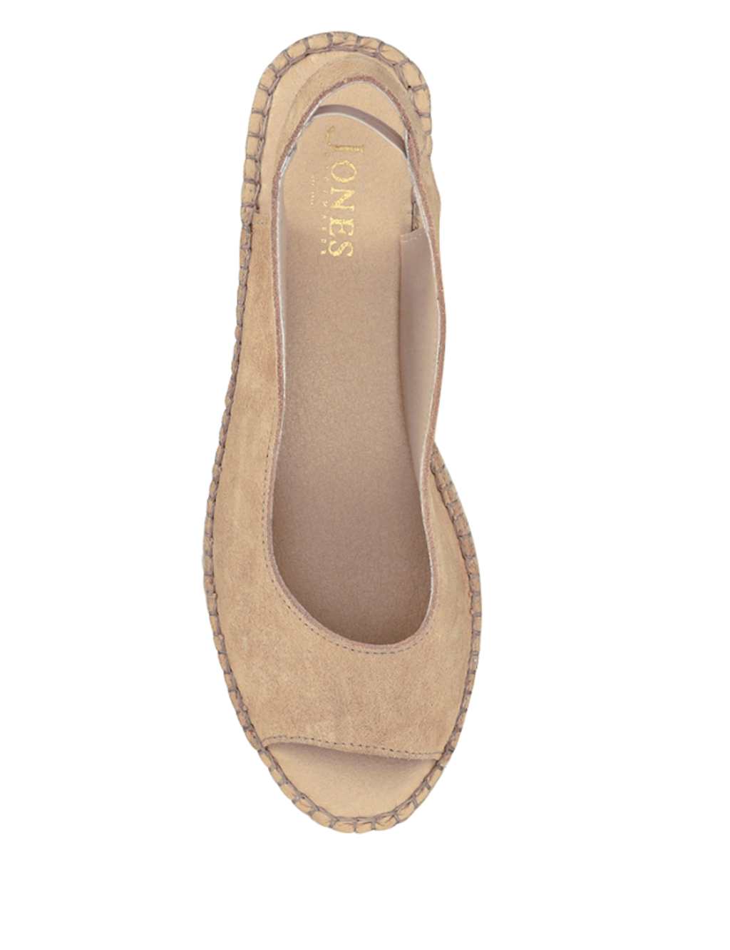 Wide Fit Suede Wedge Open Toe Espadrilles 4 of 7