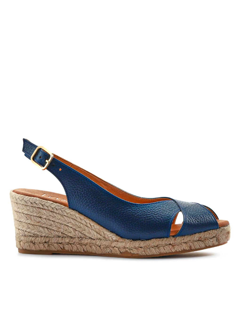 Leather Ankle Strap Wedge Sandals 5 of 7