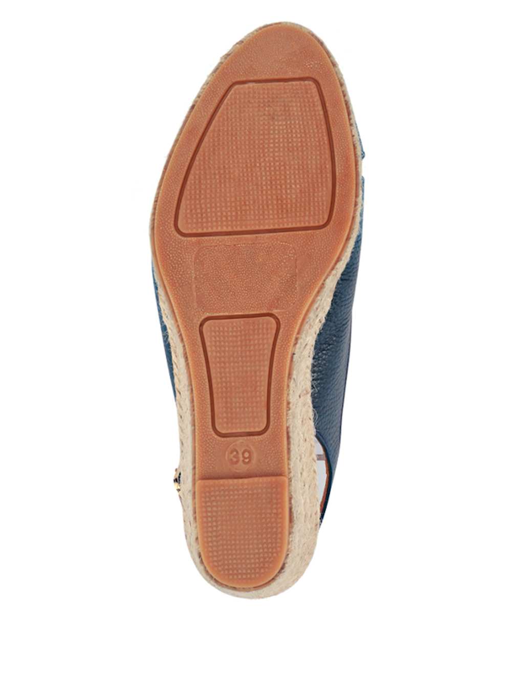 Leather Ankle Strap Wedge Sandals 7 of 7