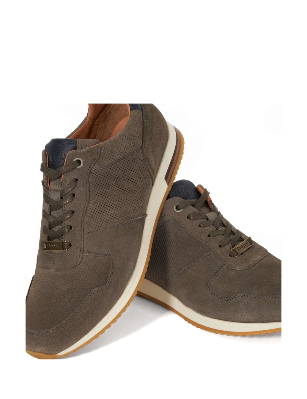 Wide Fit Suede Lace Up Trainers 6 of 6