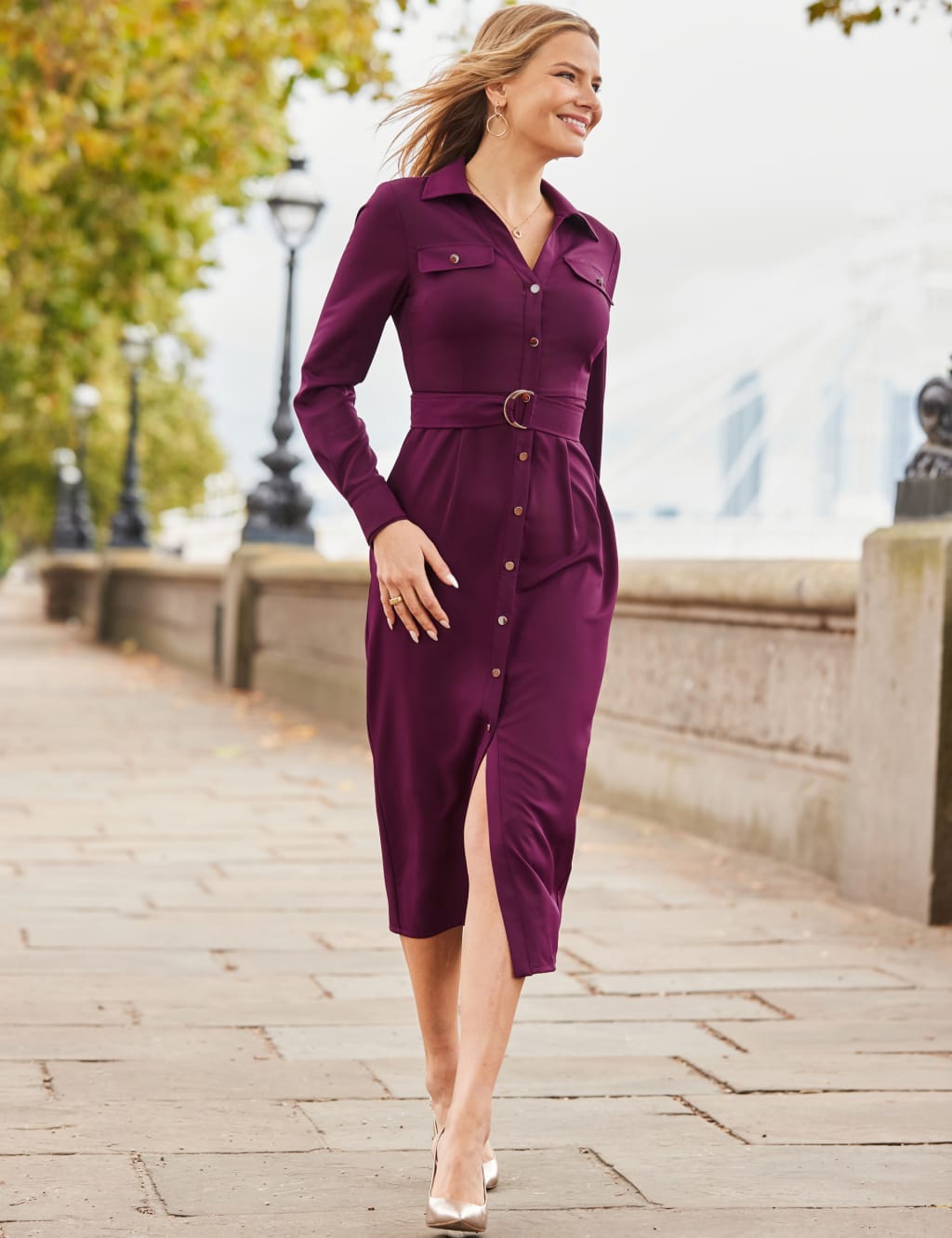 Women's utility shirt dress discount