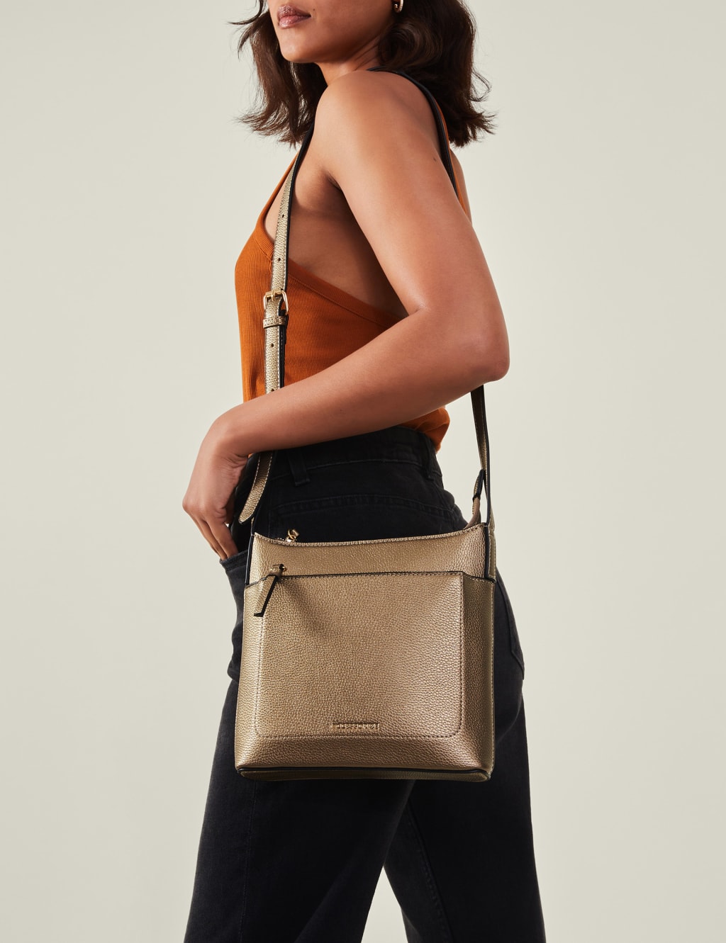 Fake leather messenger bag new arrivals