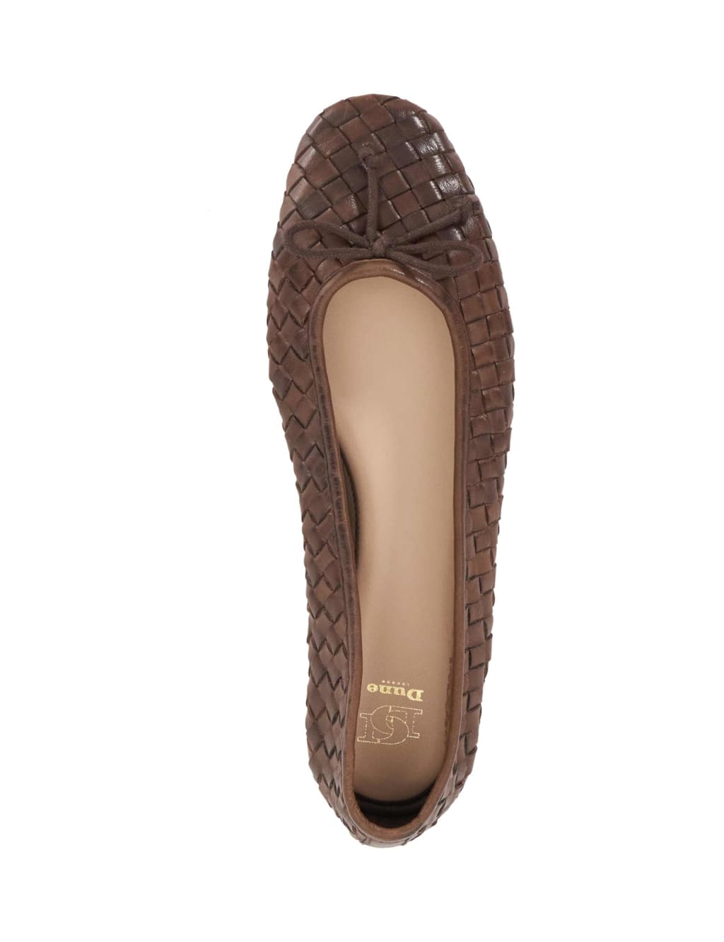 Leather Woven Ballet Pumps 2 of 5