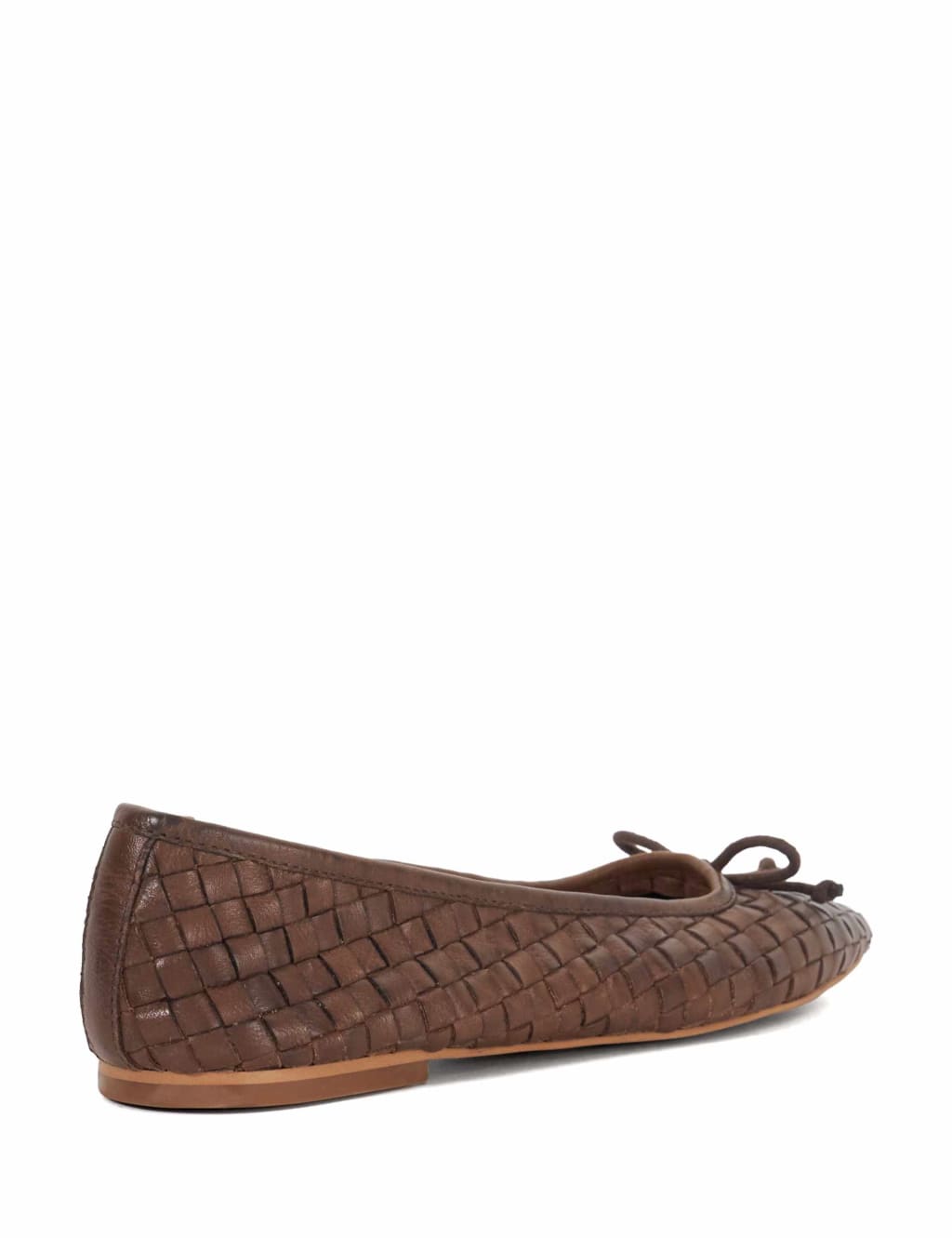 Leather Woven Ballet Pumps 4 of 5