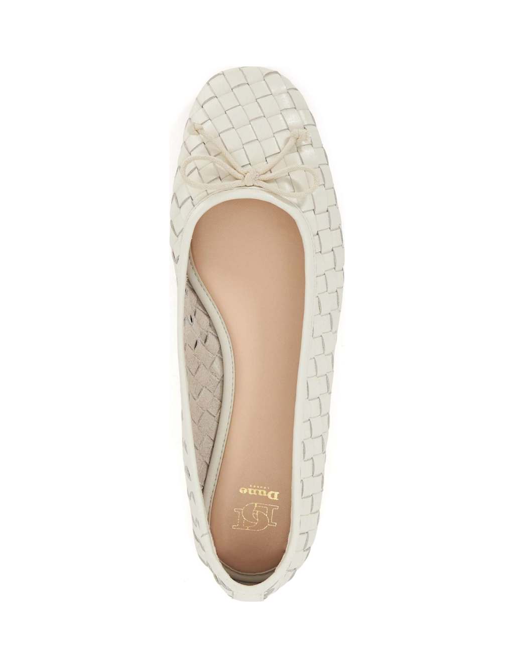 Leather Woven Ballet Pumps 2 of 5