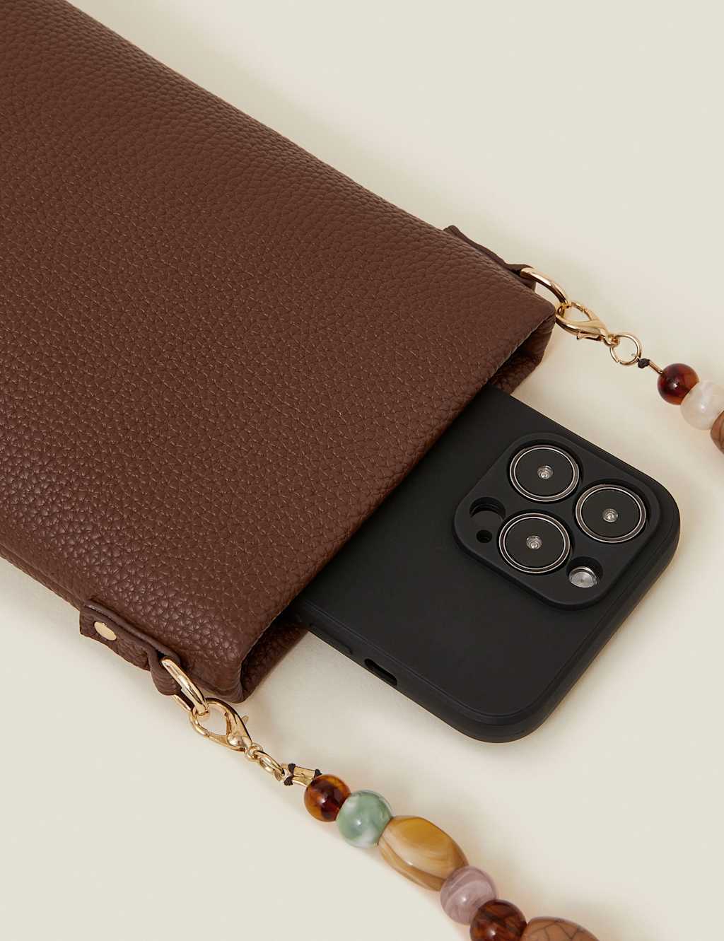 Faux Leather Cross Body Bag 2 of 4