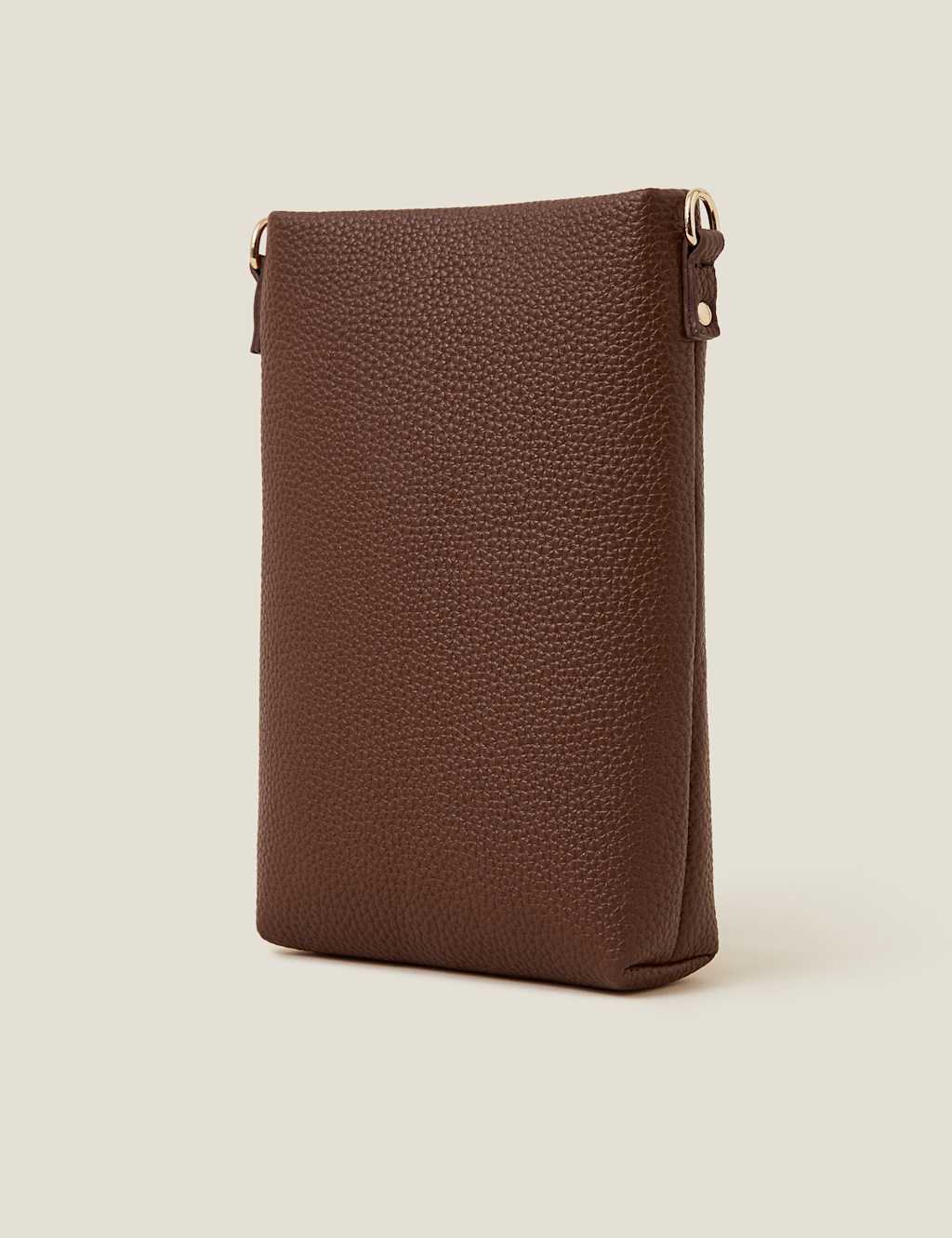 Faux Leather Cross Body Bag 3 of 4