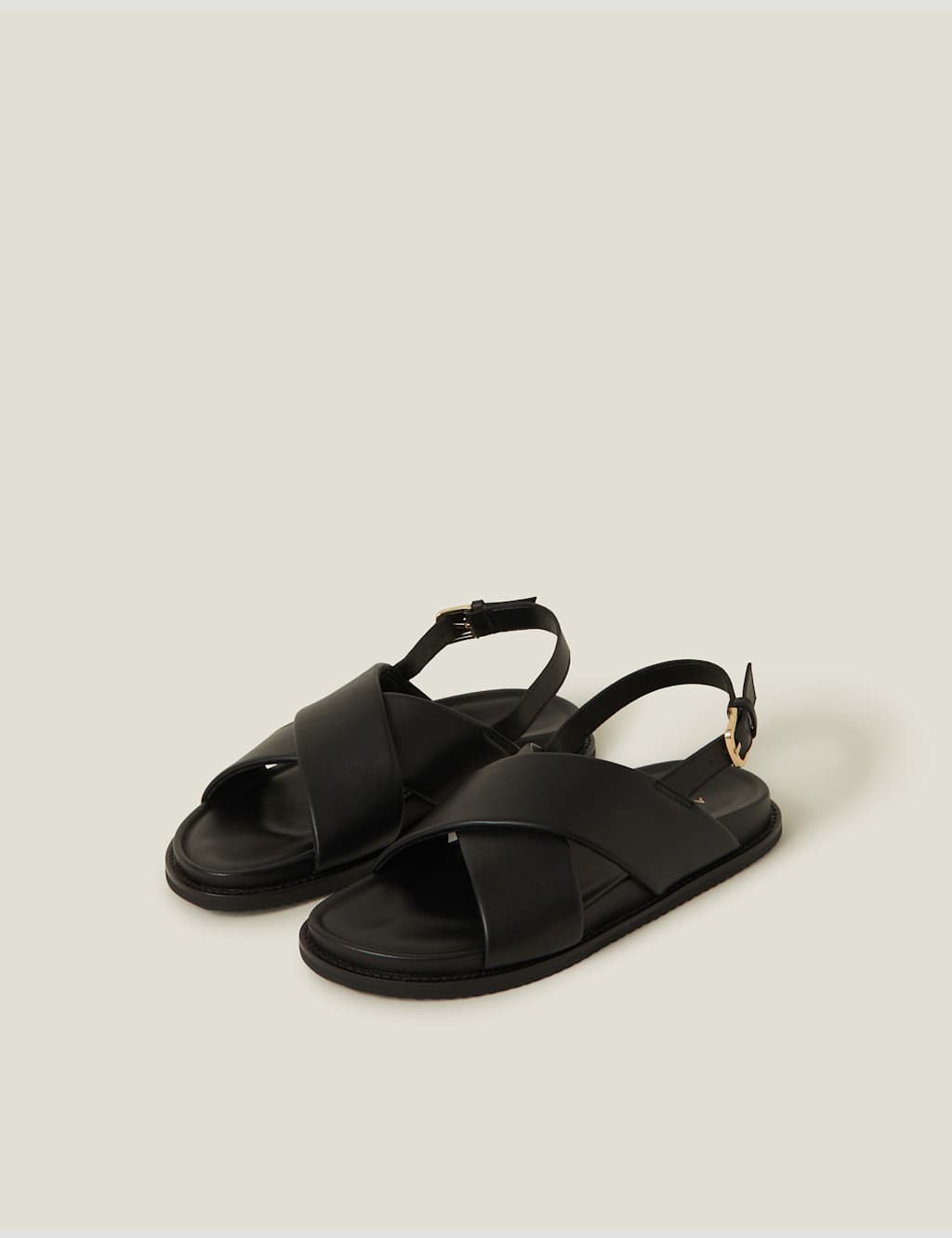 Leather Ankle Strap Sandals 3 of 4