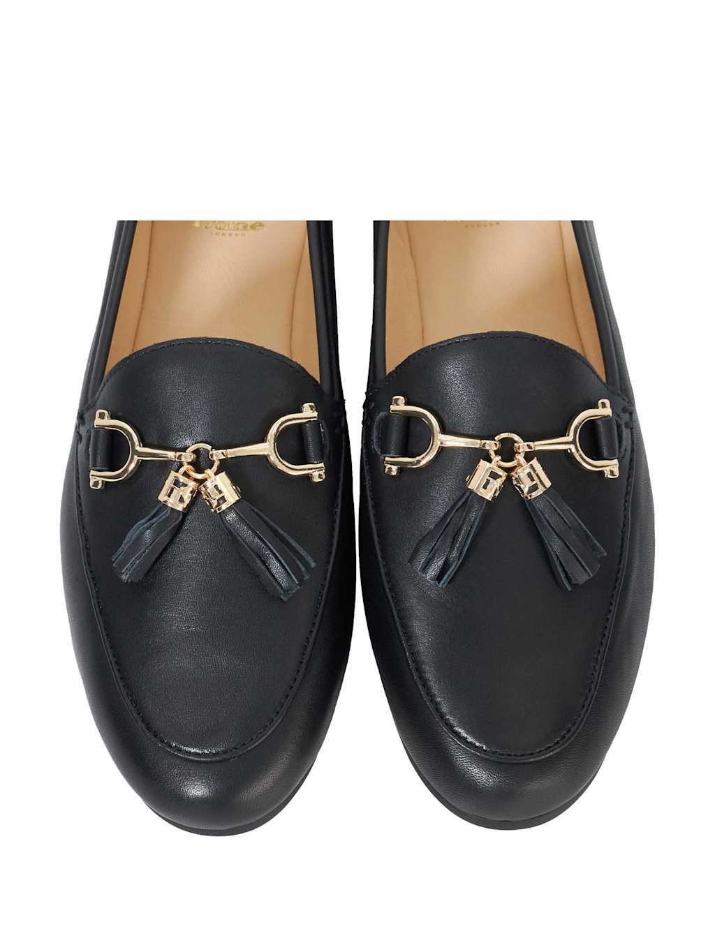 Wide Fit Leather Tassel Loafers 5 of 5