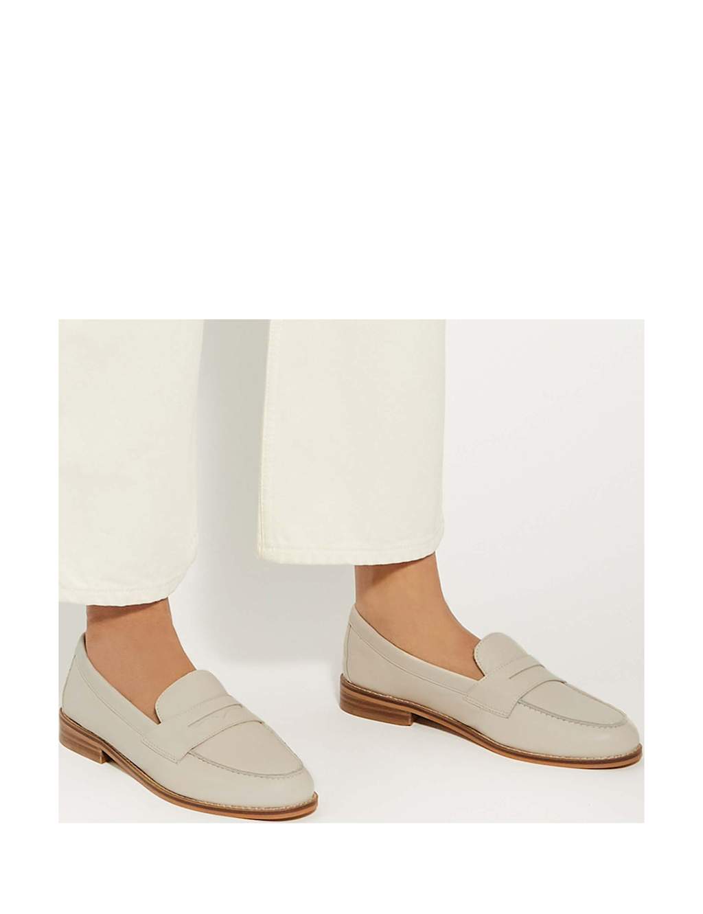 Wide Fit Leather Loafers 3 of 6