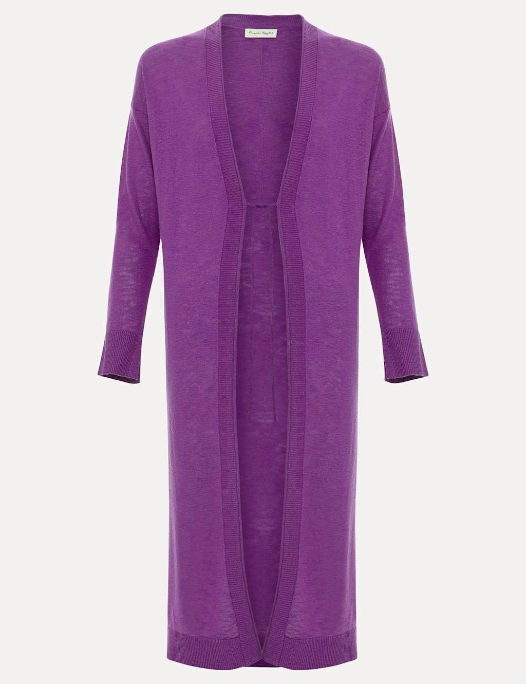 Linen Rich Longline Cardigan 2 of 7