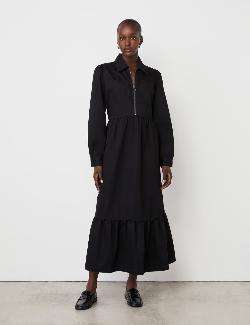 M&s denim shirt dress clearance
