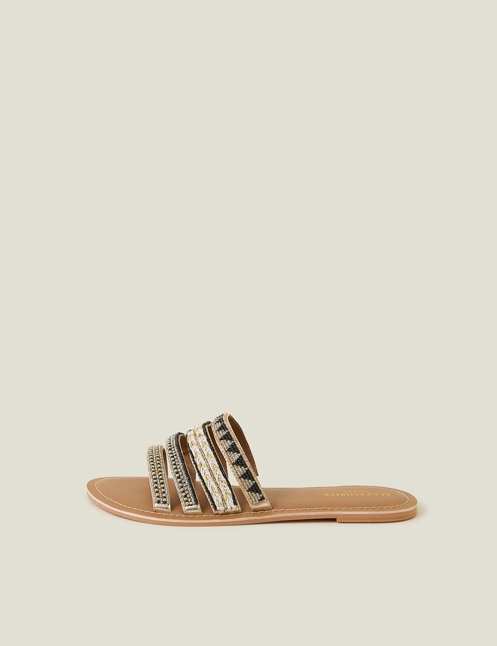 Beaded Flat Sliders 3 of 4