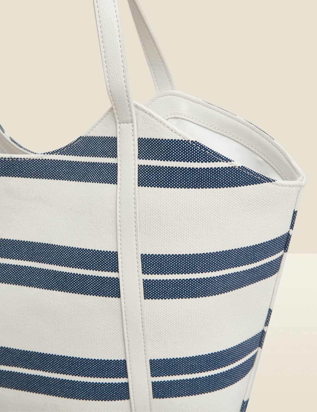 Striped Large Beach Bag 6 of 6