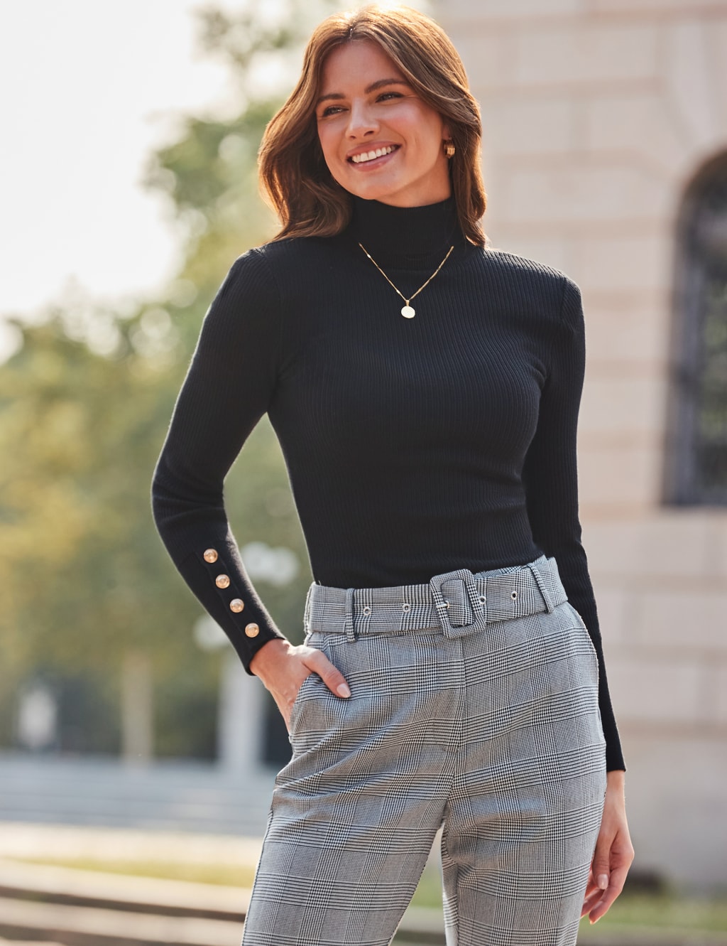 Marks and spencer roll neck top clearance