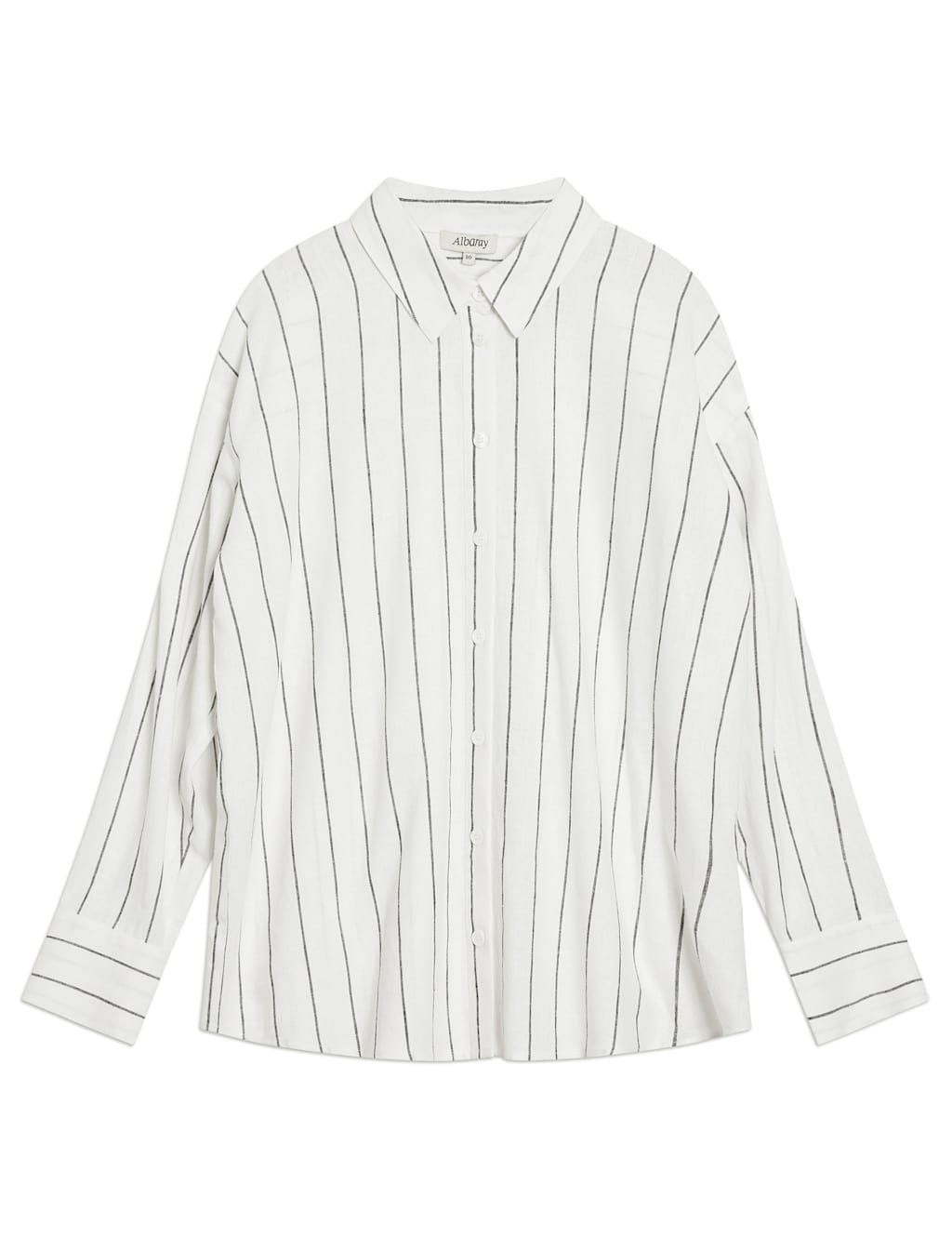 Linen Blend Striped Shirt 2 of 6