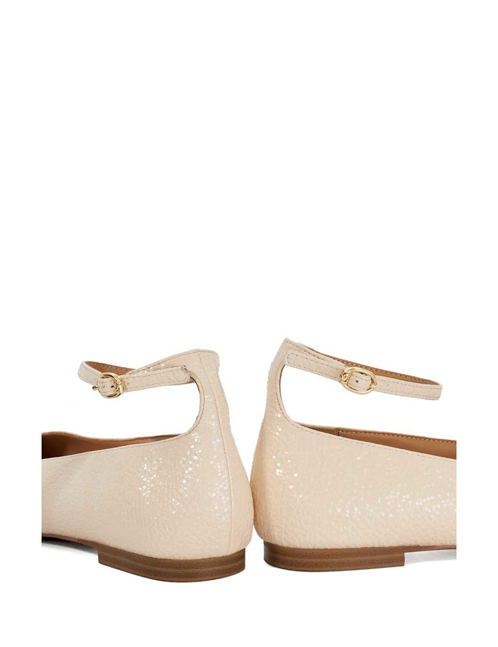 Patent Ankle Strap Flat Pumps 5 of 5