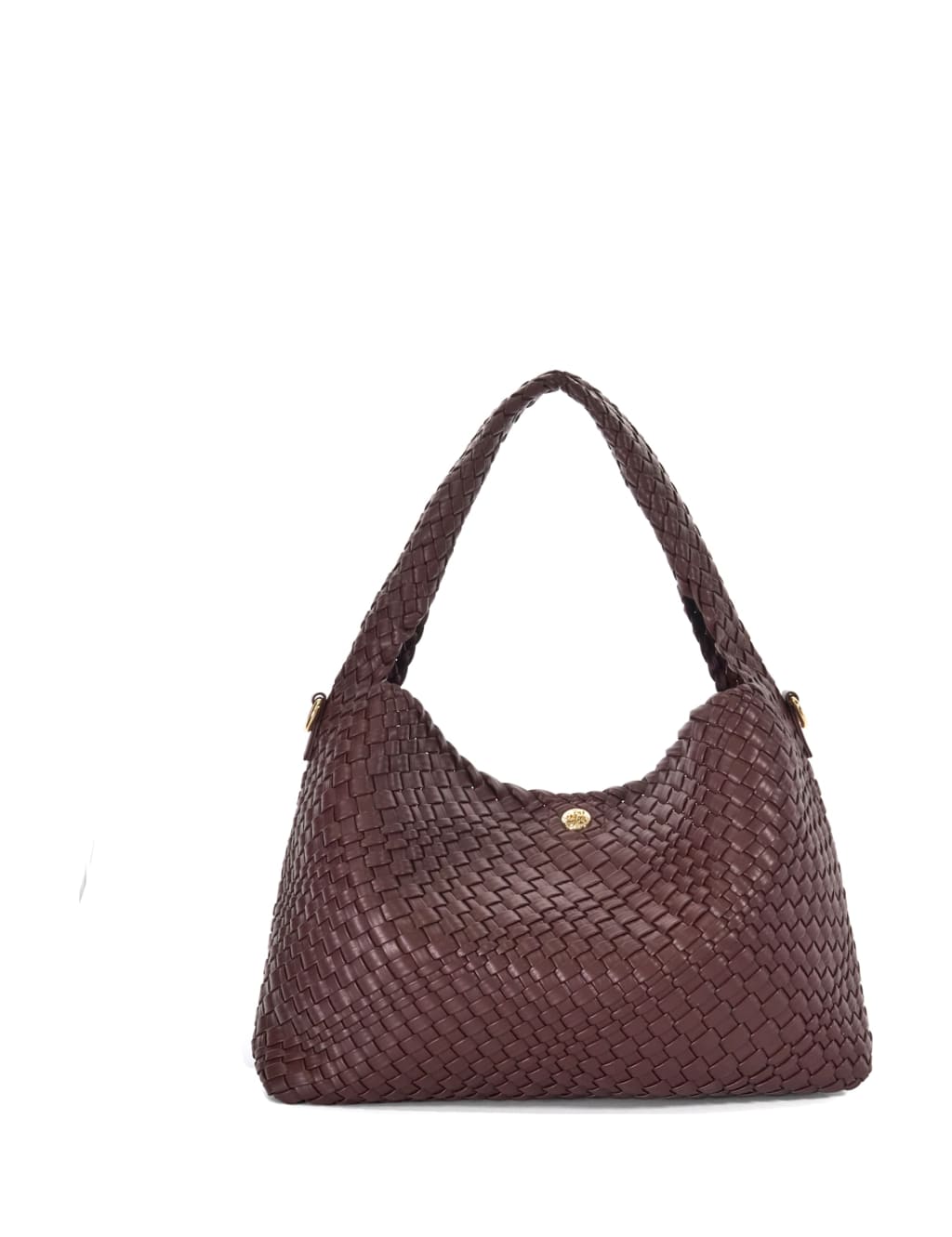 Woven shoulder bag on sale