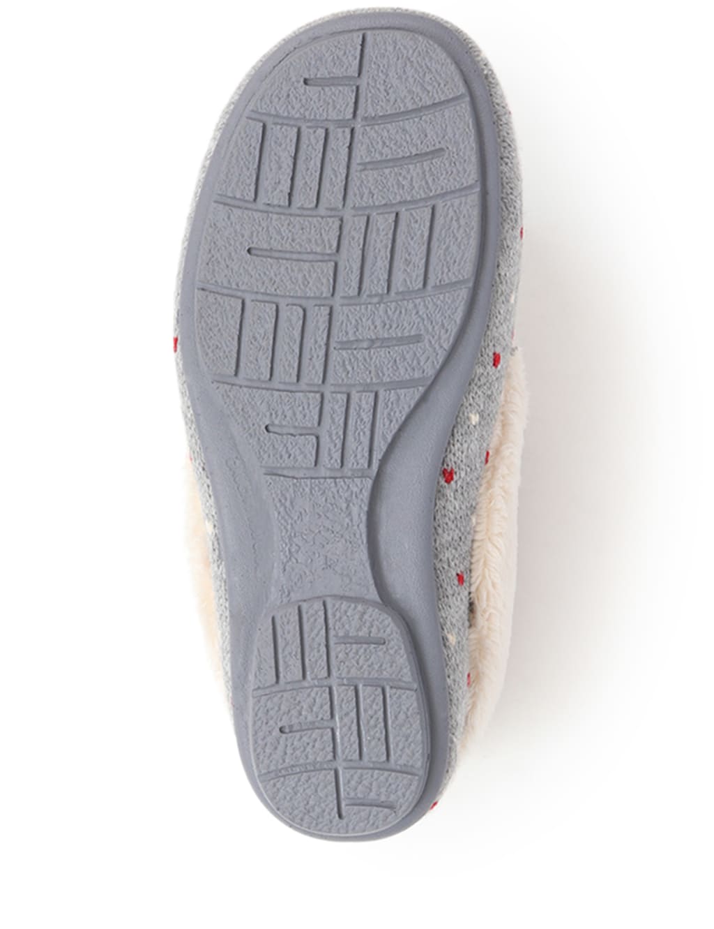 Polka Dot Faux Fur Lined Slippers 7 of 7