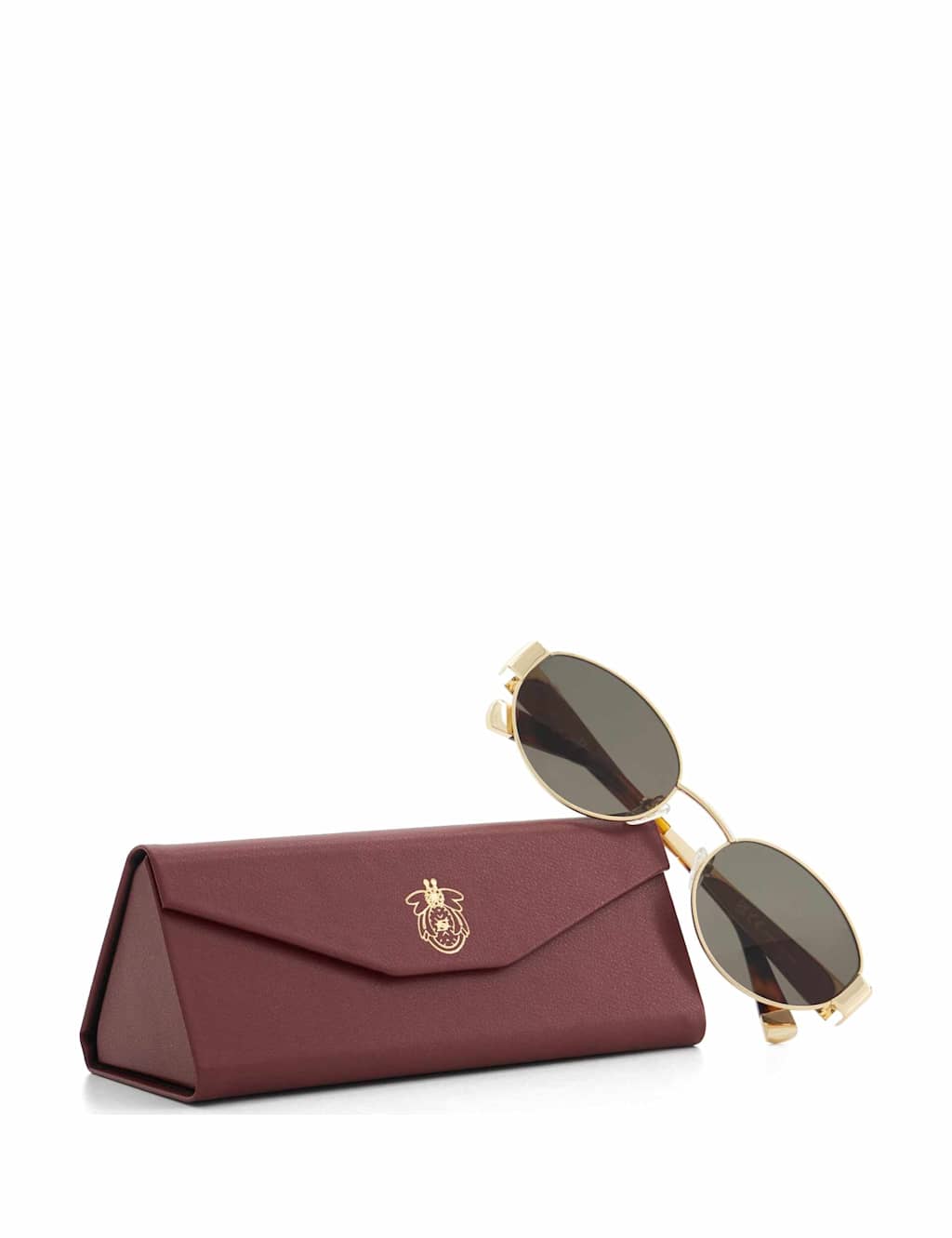 Metal Oval Sunglasses 2 of 4
