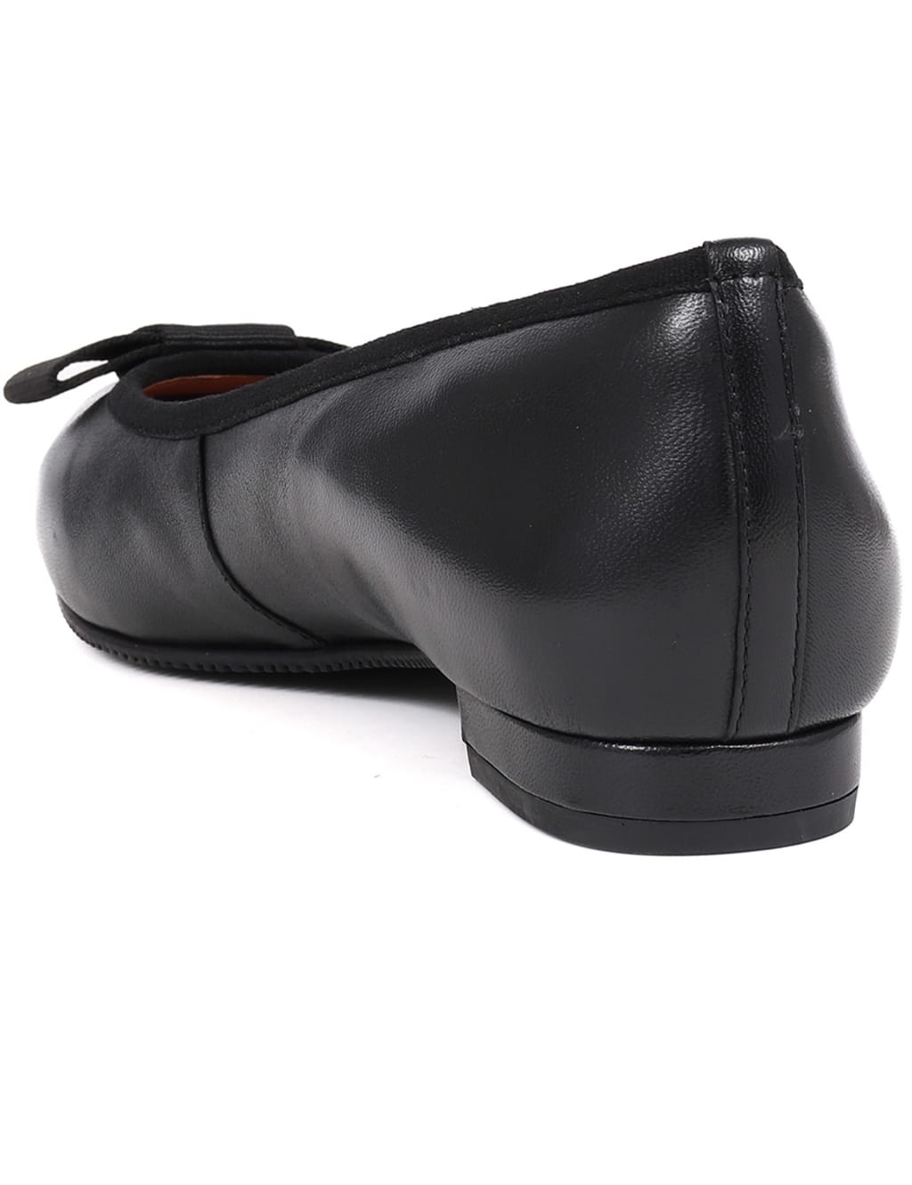 Wide Fit Leather Bow Flat Pumps 6 of 7