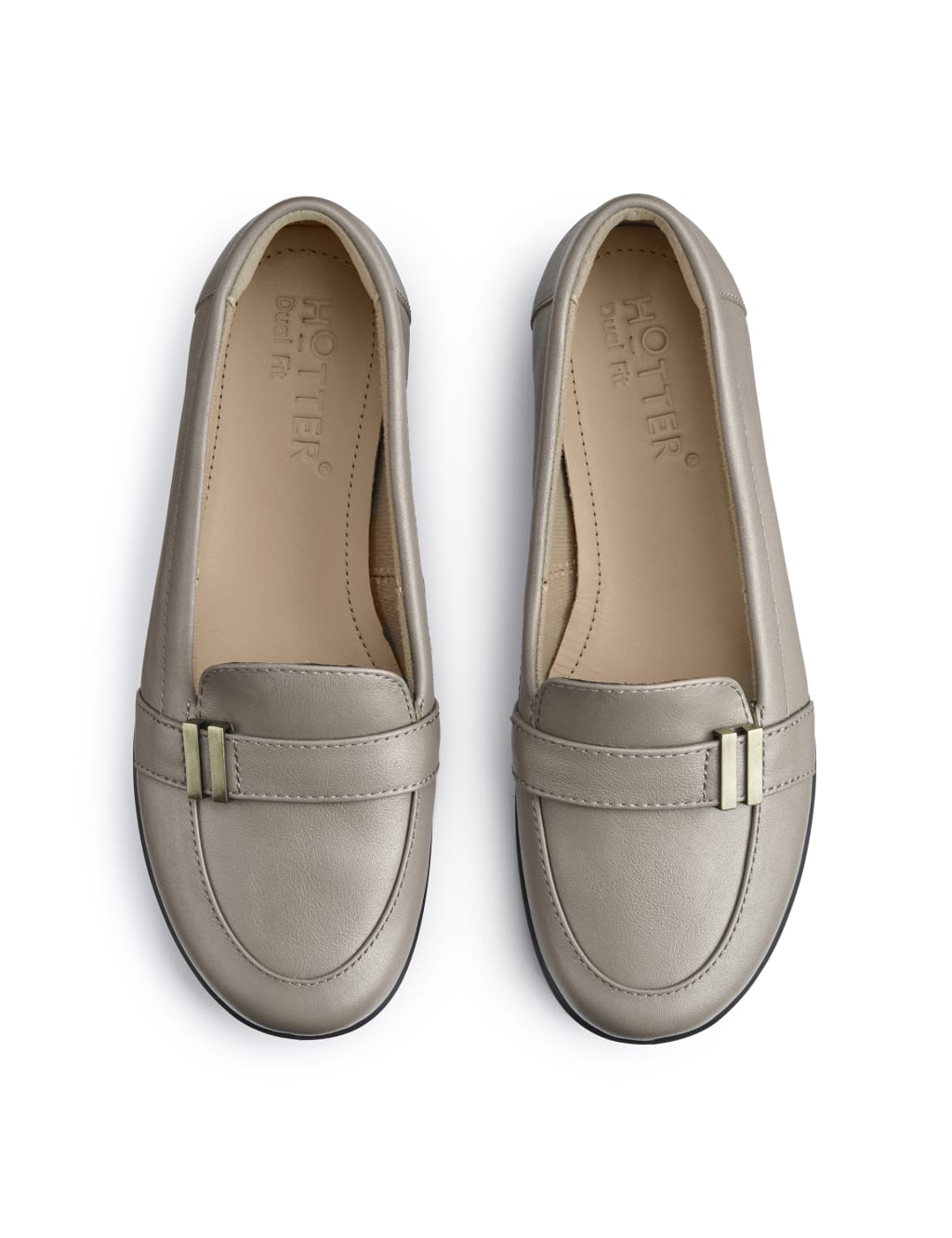 Clay Wide Fit Leather Slip On Loafers