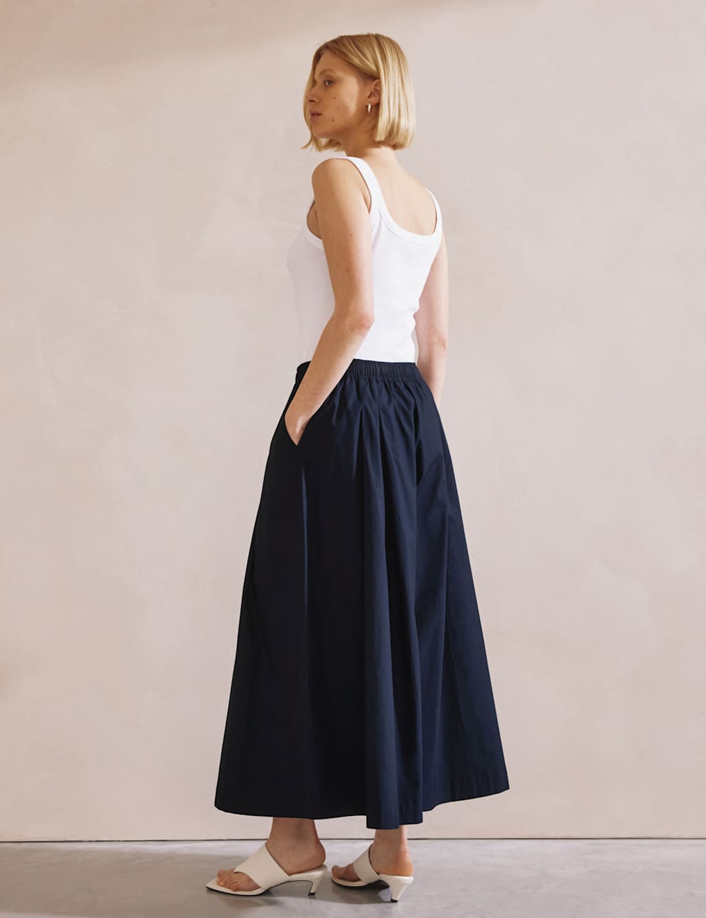 Pure Cotton Super Wide Leg Culottes 5 of 7