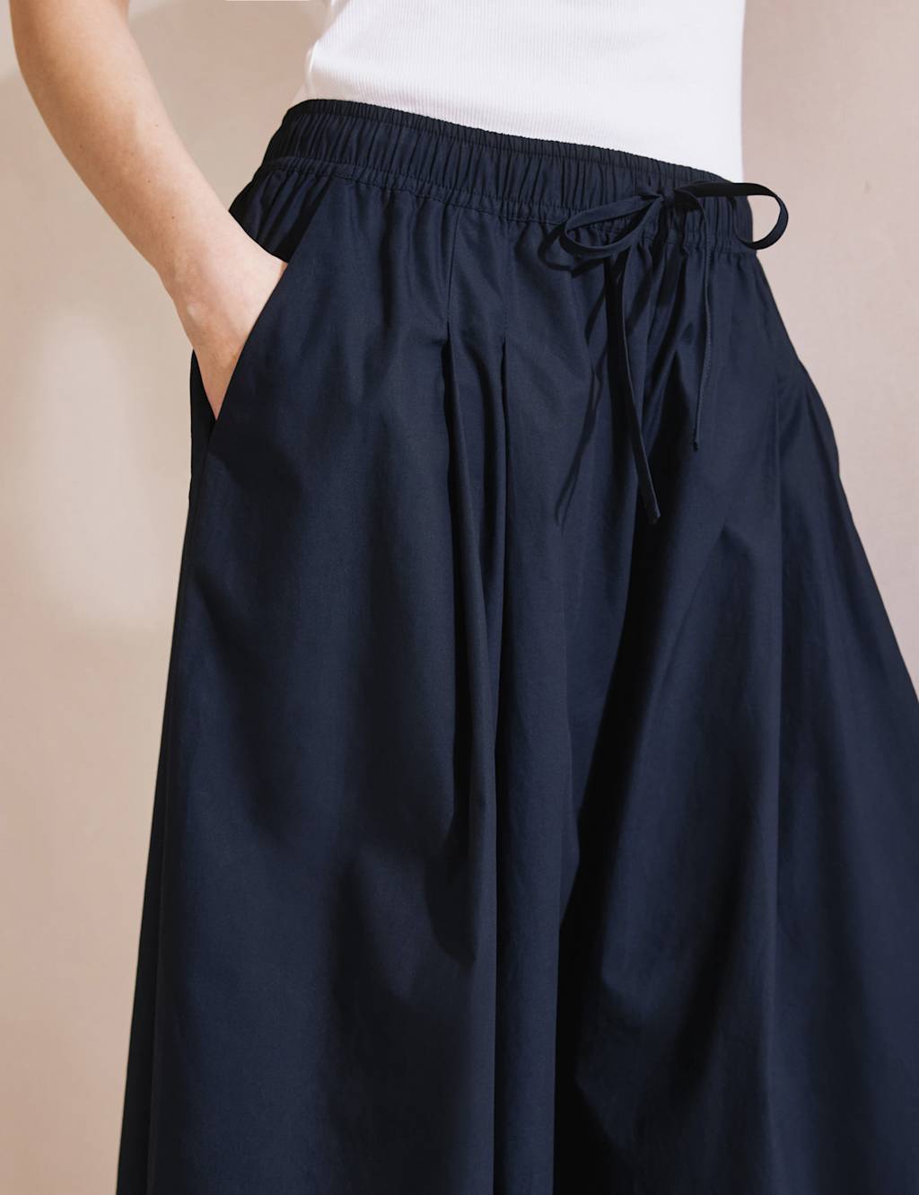 Pure Cotton Super Wide Leg Culottes 7 of 7