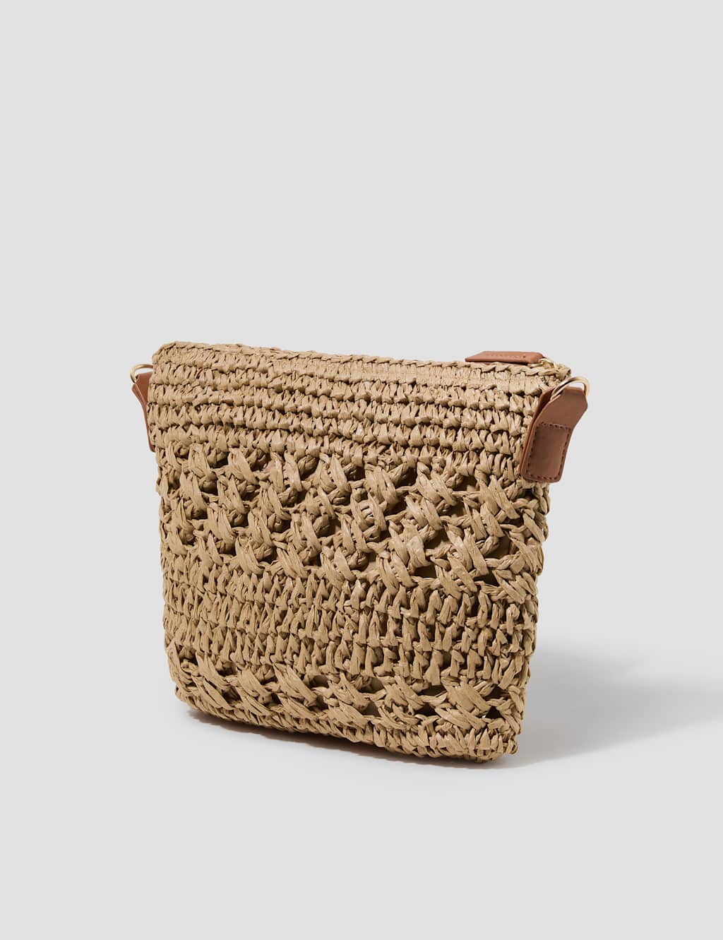 Straw Crochet Cross Body Bag 5 of 5