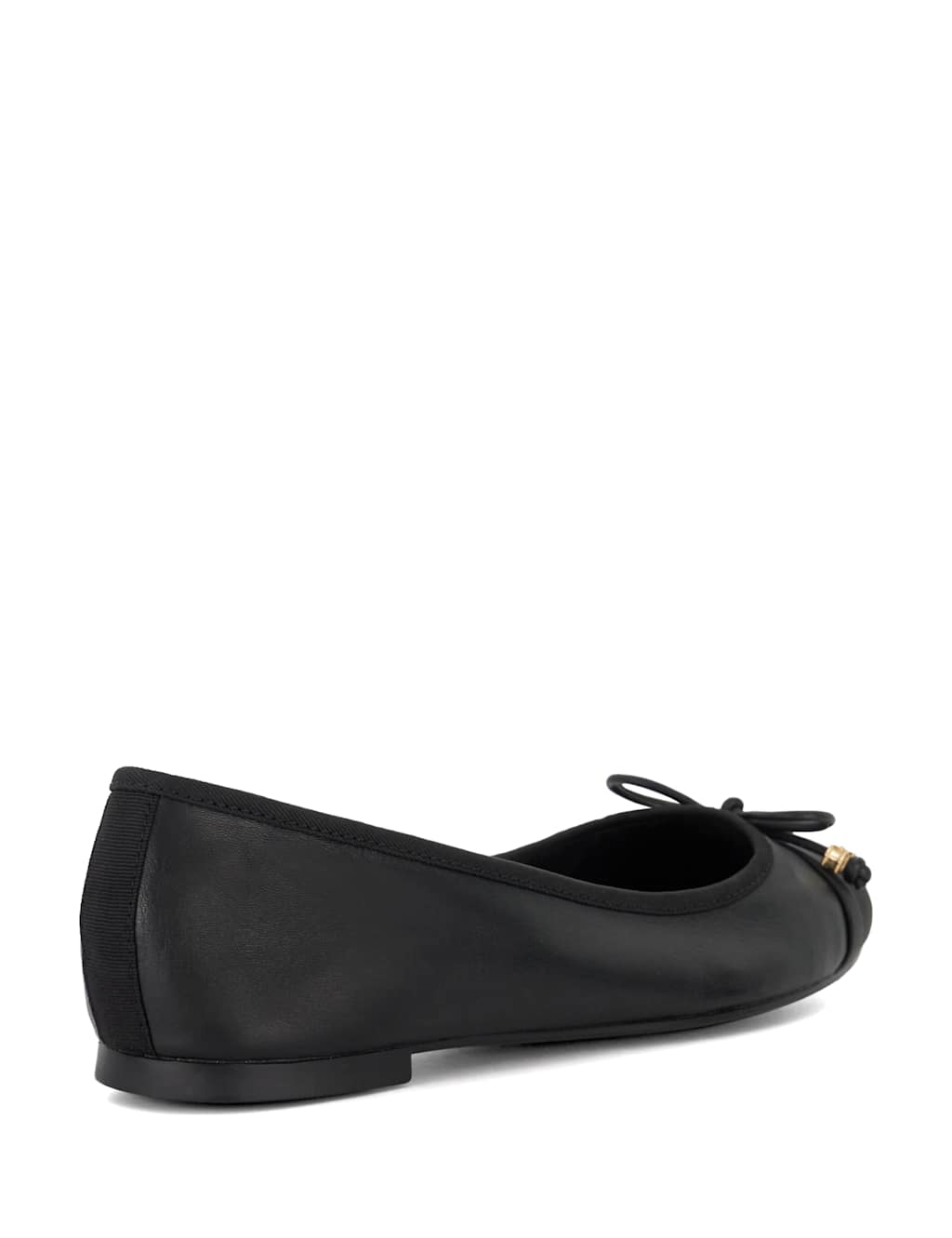 Wide Fit Leather Flat Ballet Pumps 3 of 5