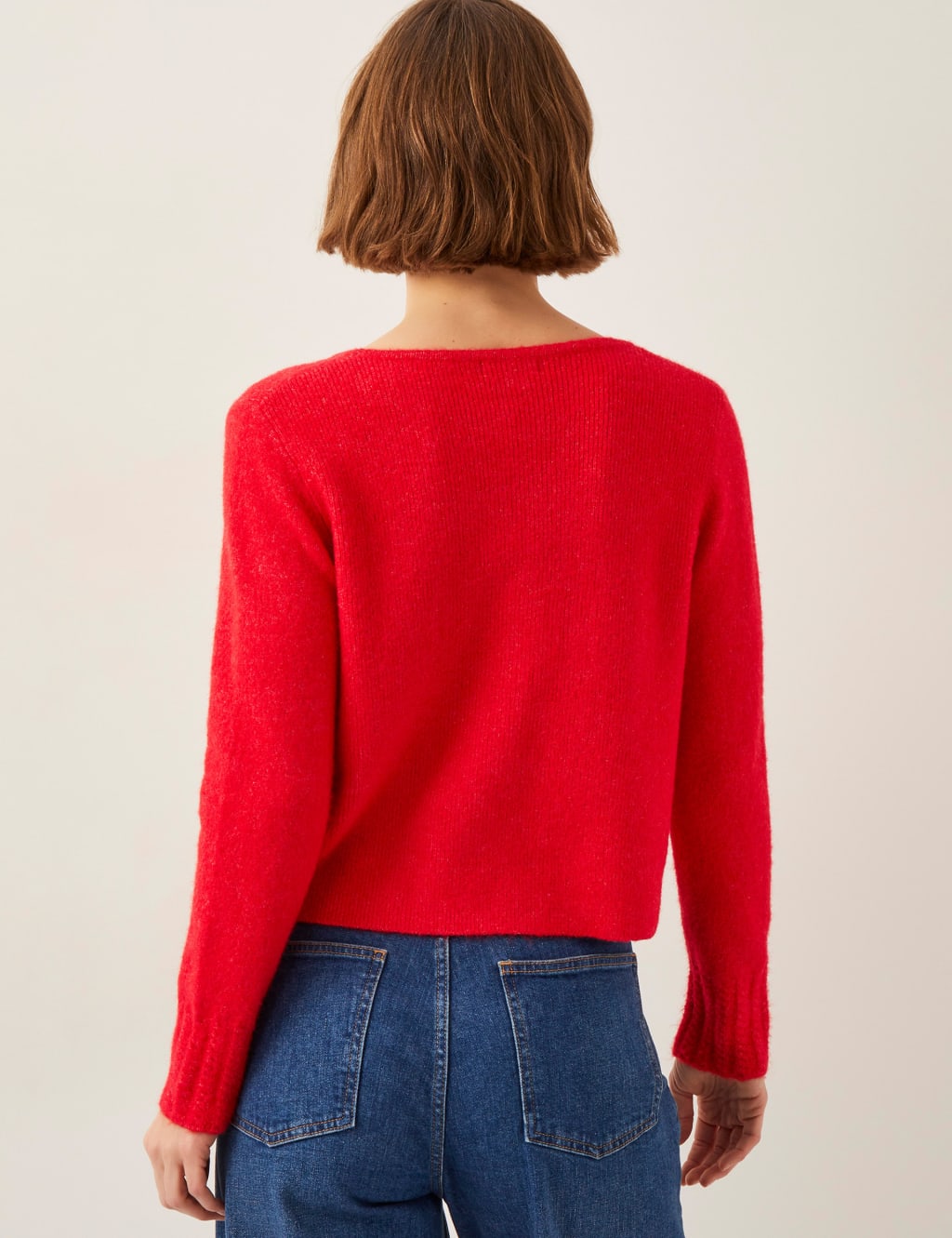 Textured V-Neck Cardigan 5 of 5